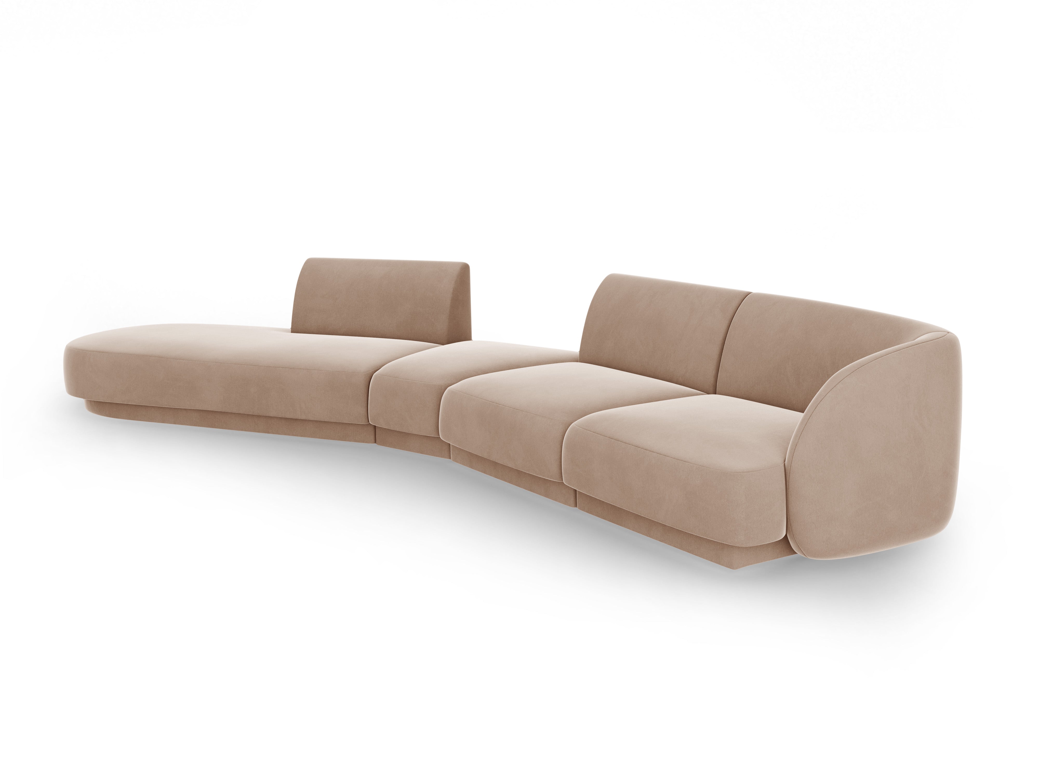 Sofa Miley 380x158cm, Material: Samt