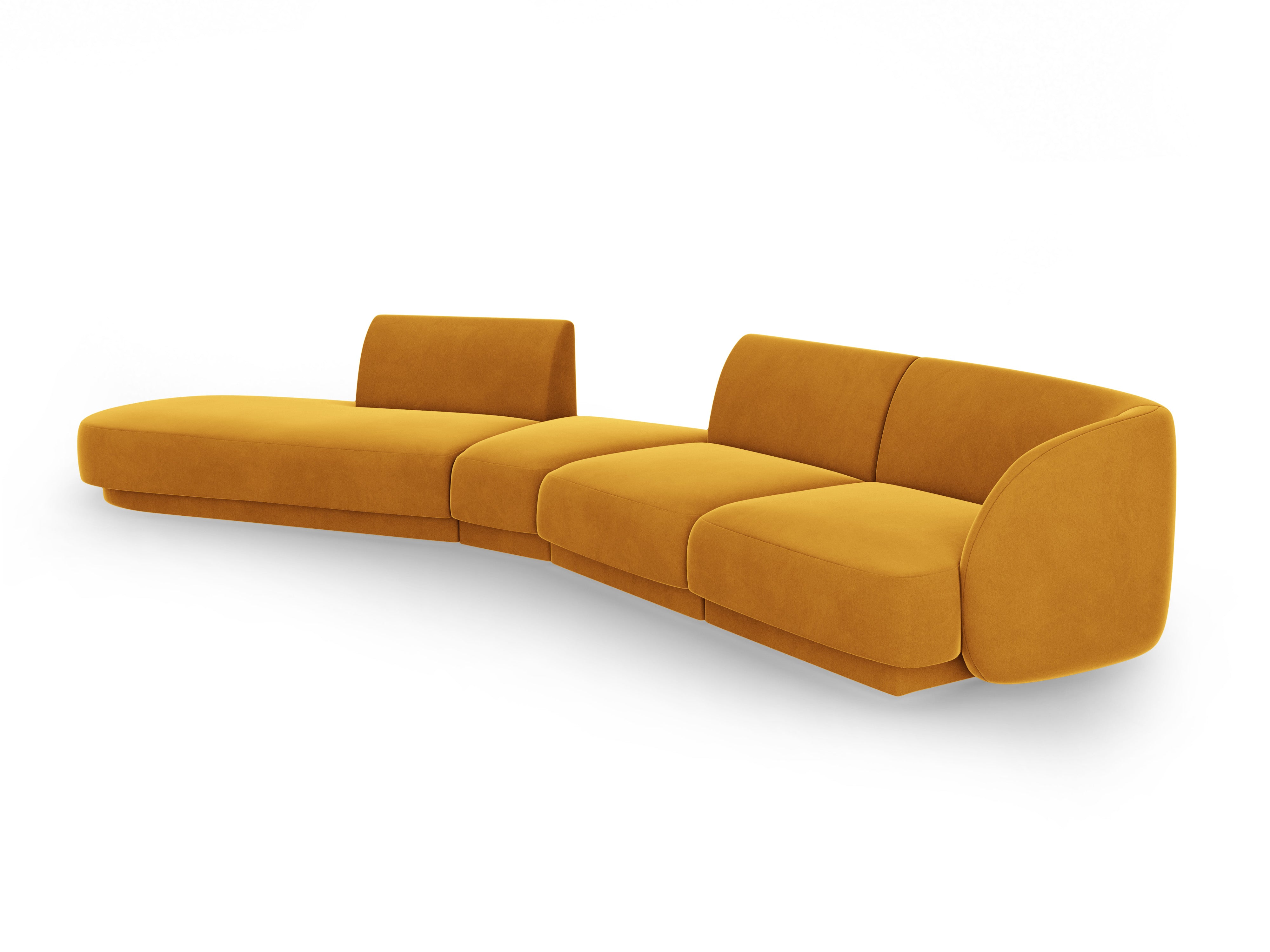 Sofa Miley 380x158cm, Material: Samt