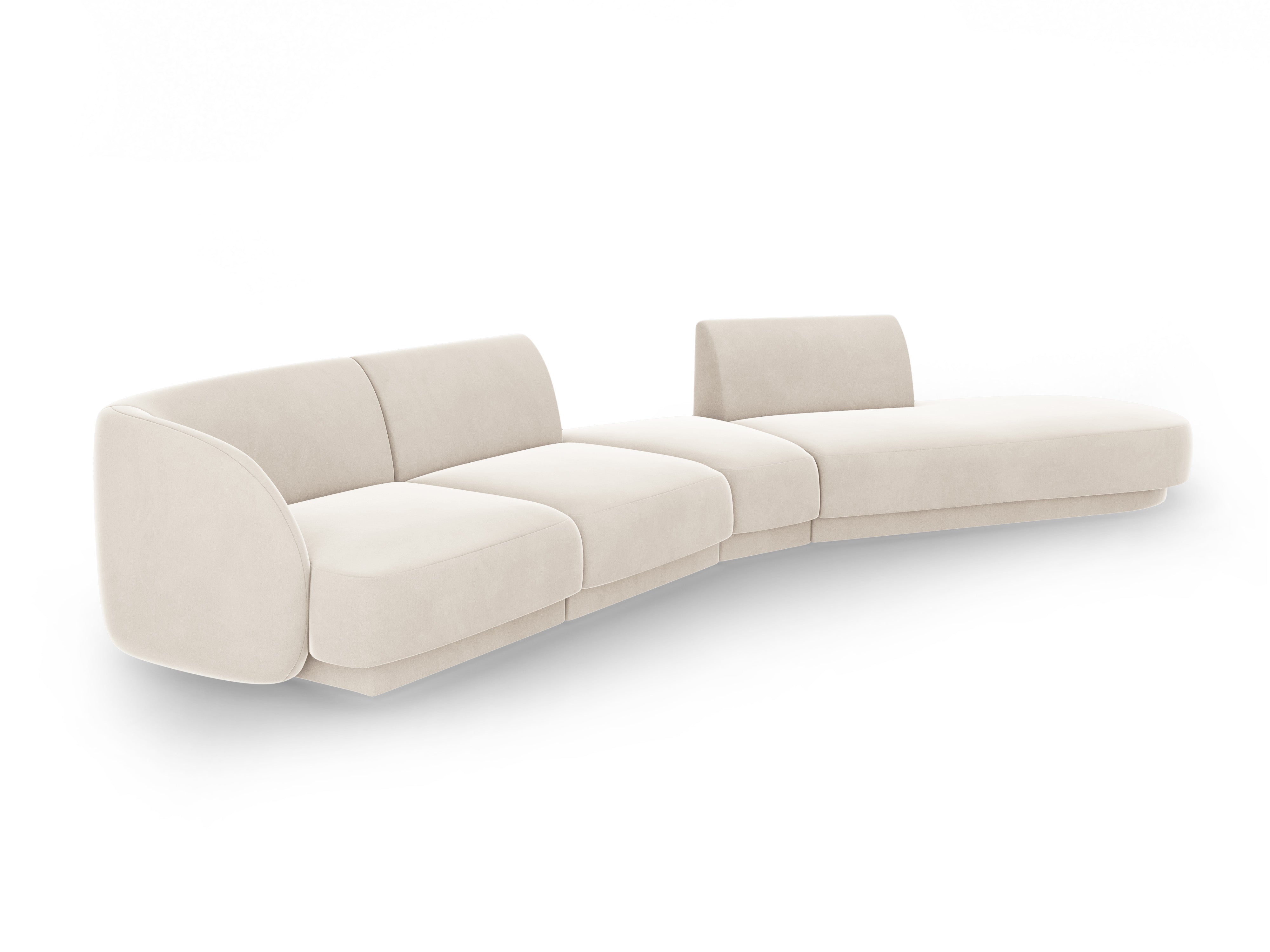 Sofa Miley 380x158cm, Material: Samt