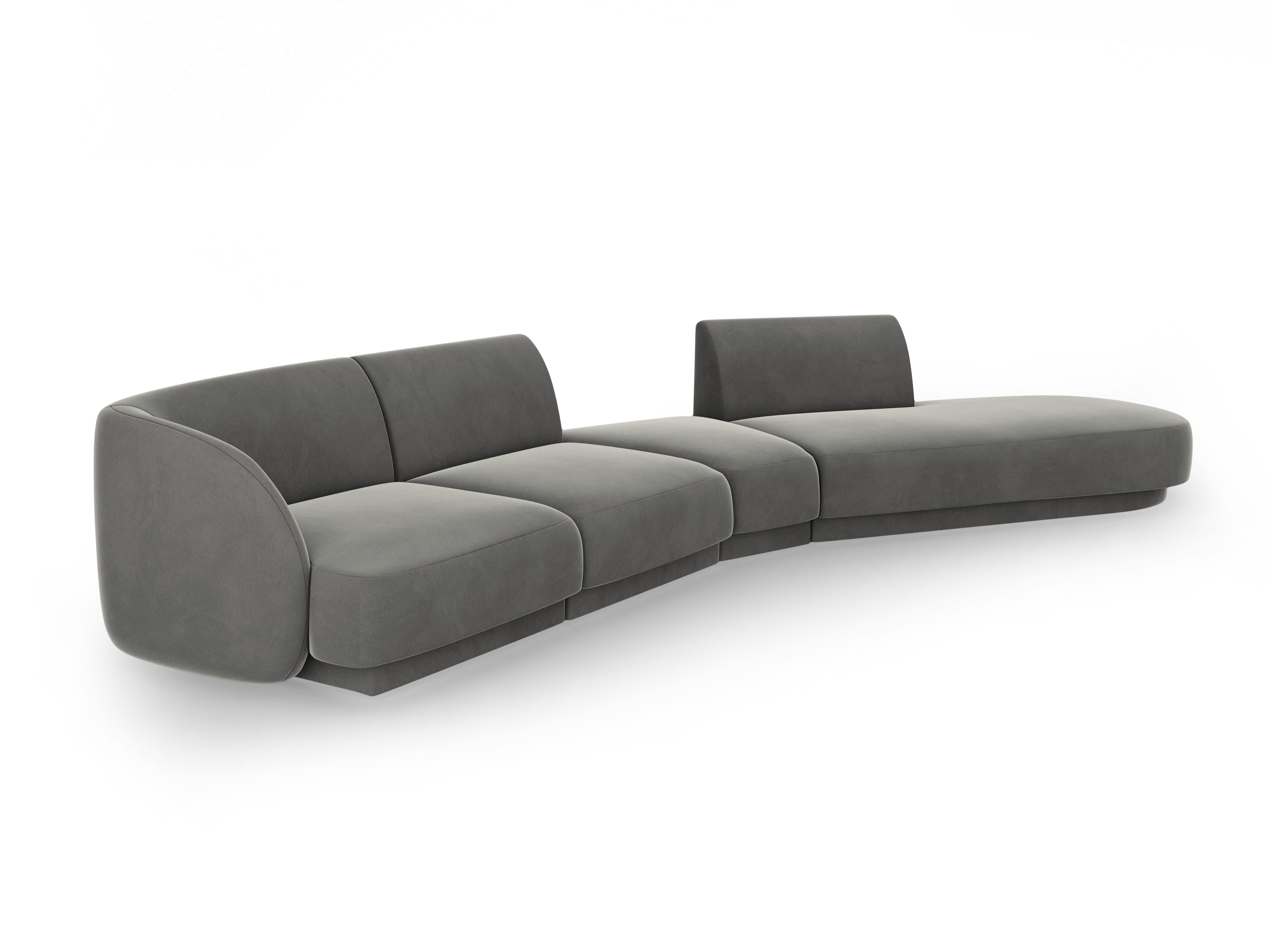 Sofa Miley 380x158cm, Material: Samt