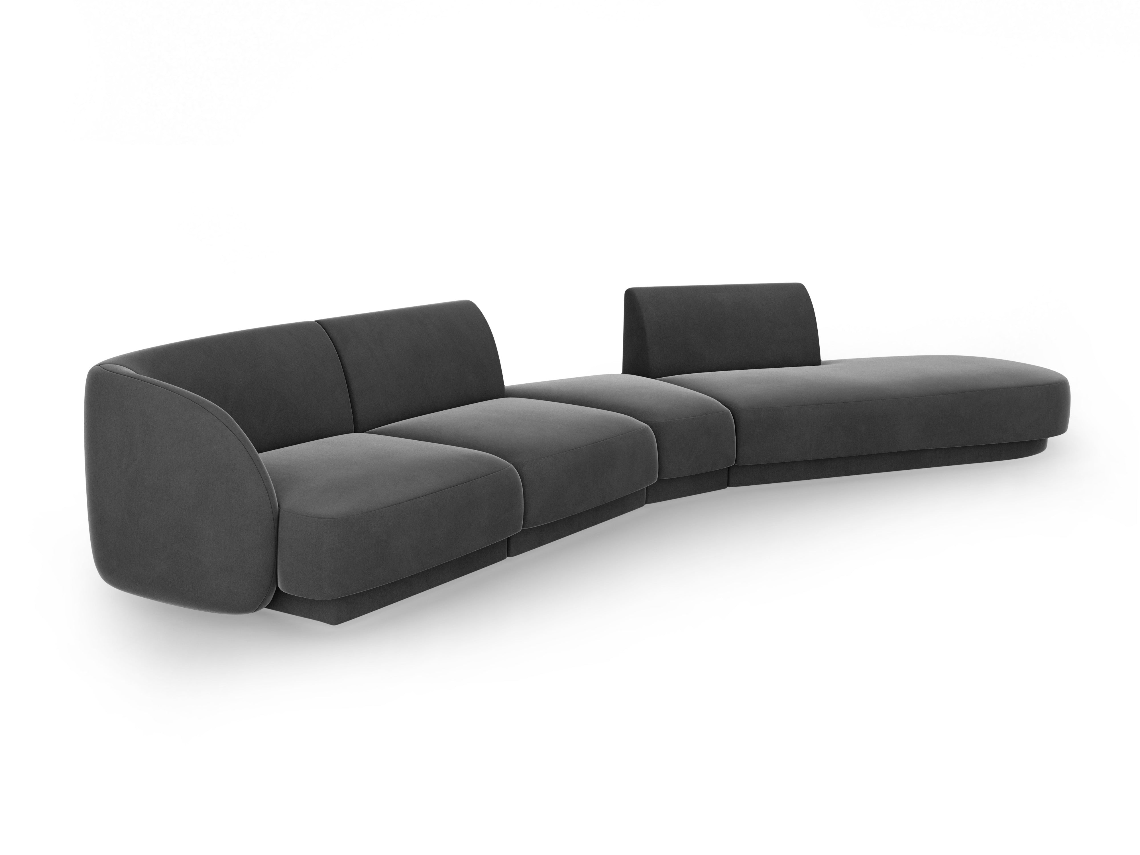 Sofa Miley 380x158cm, Material: Samt