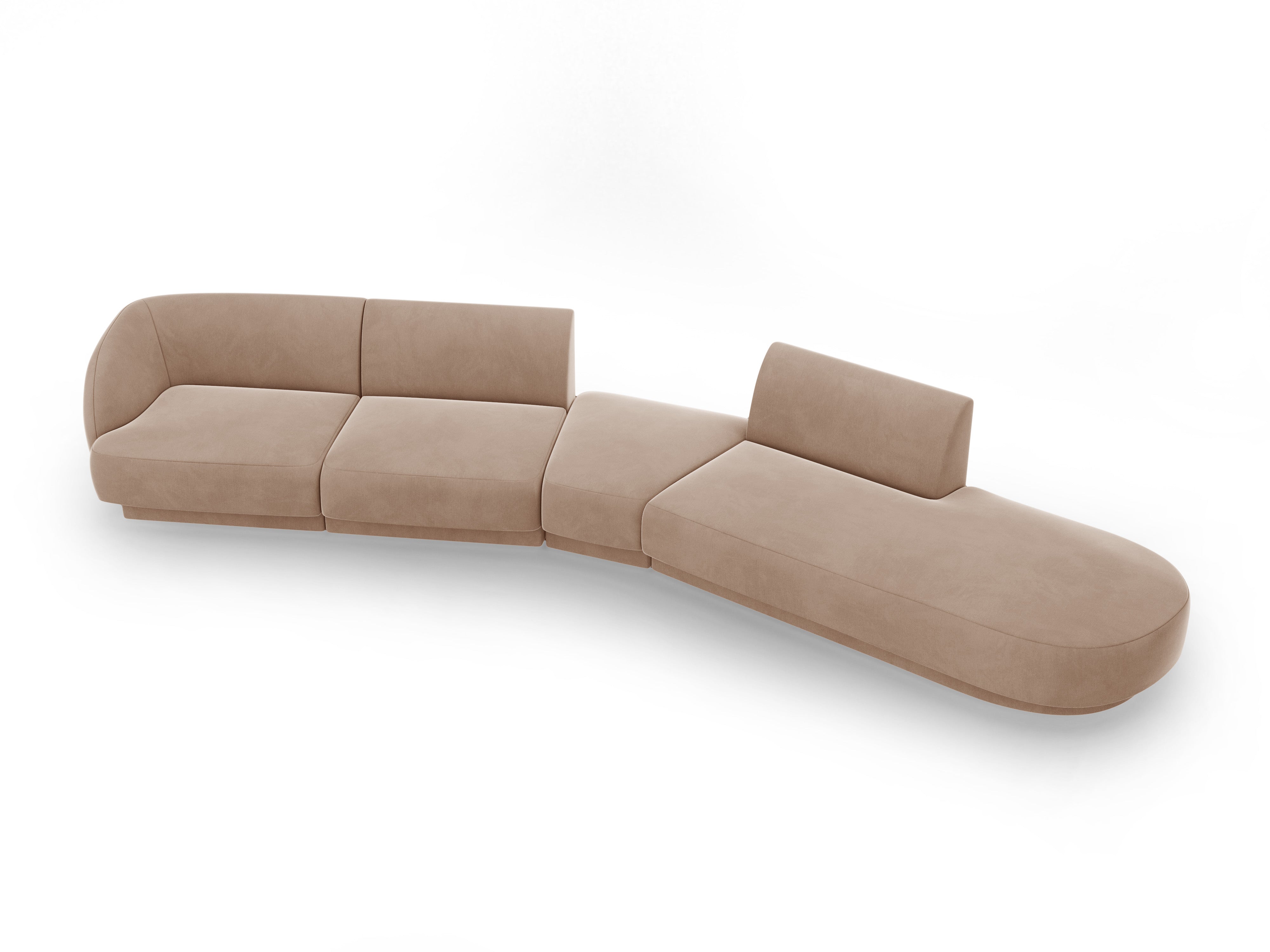 Sofa Miley 380x158cm, Material: Samt