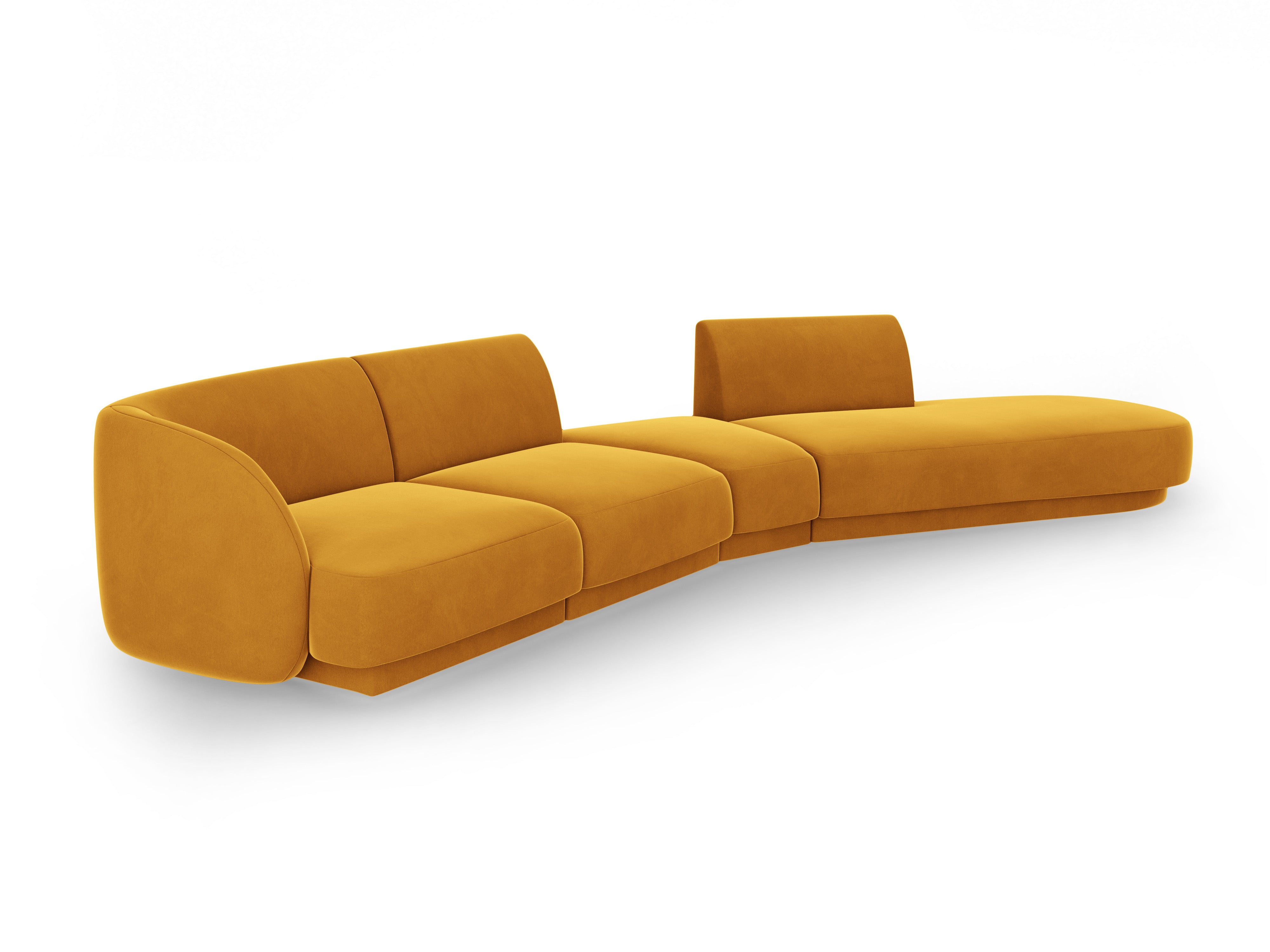 Sofa Miley 380x158cm, Material: Samt