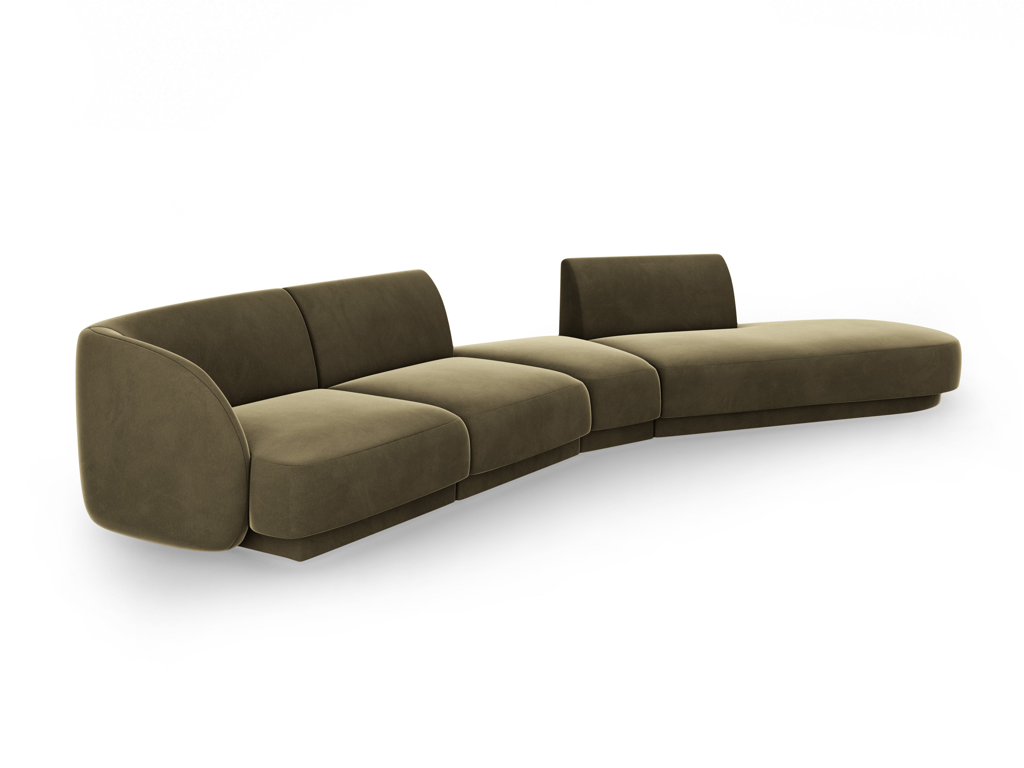 Sofa Miley 380x158cm, Material: Samt