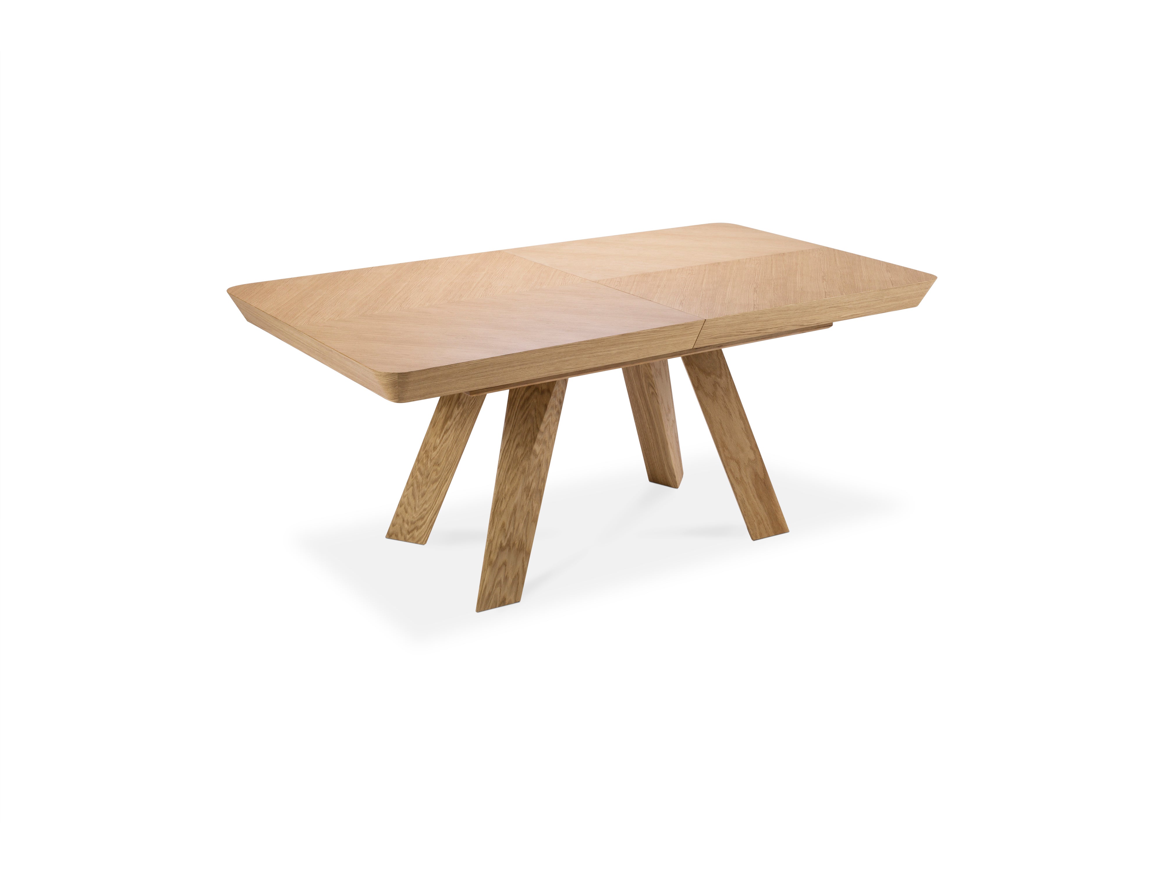 Ausziehbarer Esstisch Sally, 180/380x100x76cm, Material: Holz