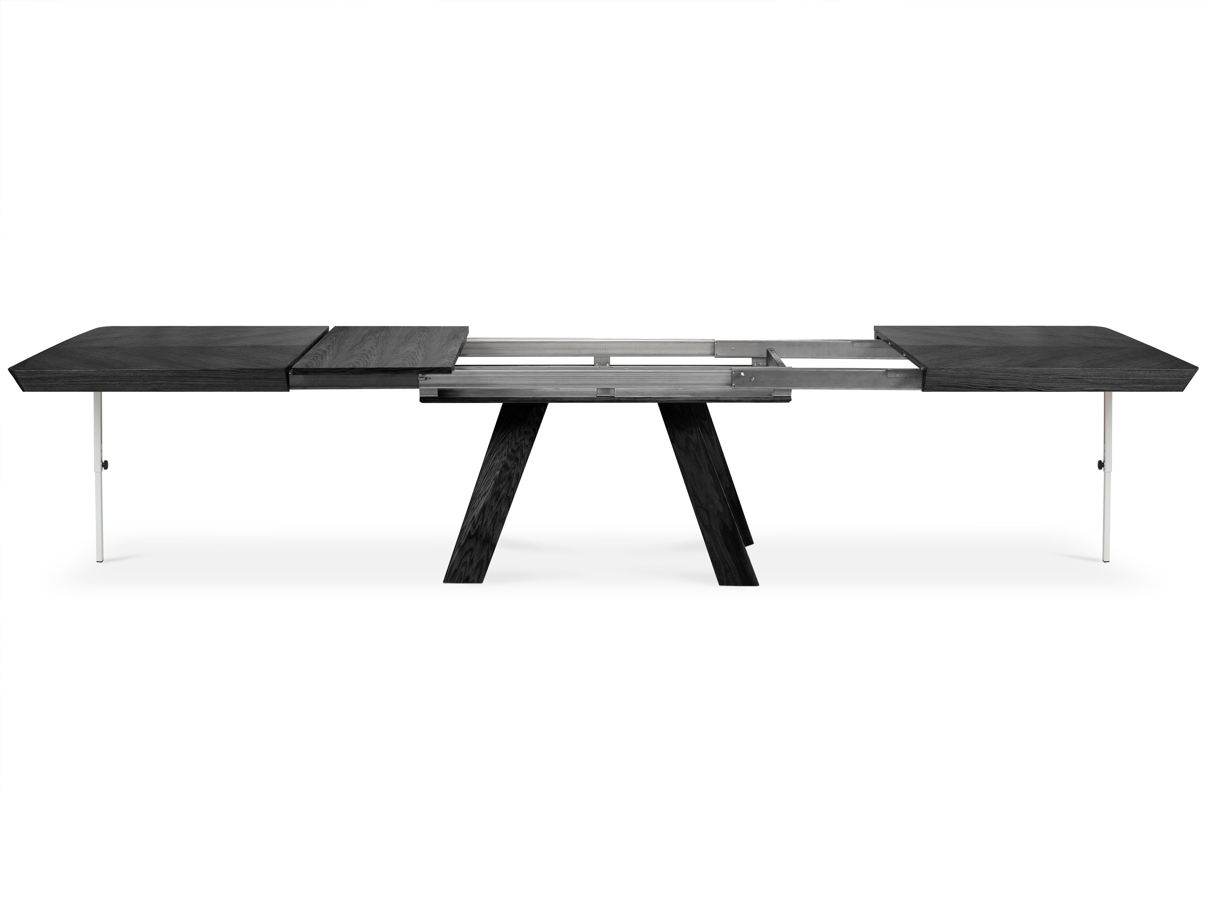 Ausziehbarer Esstisch Sally, 180/380x100x76cm, Material: Holz