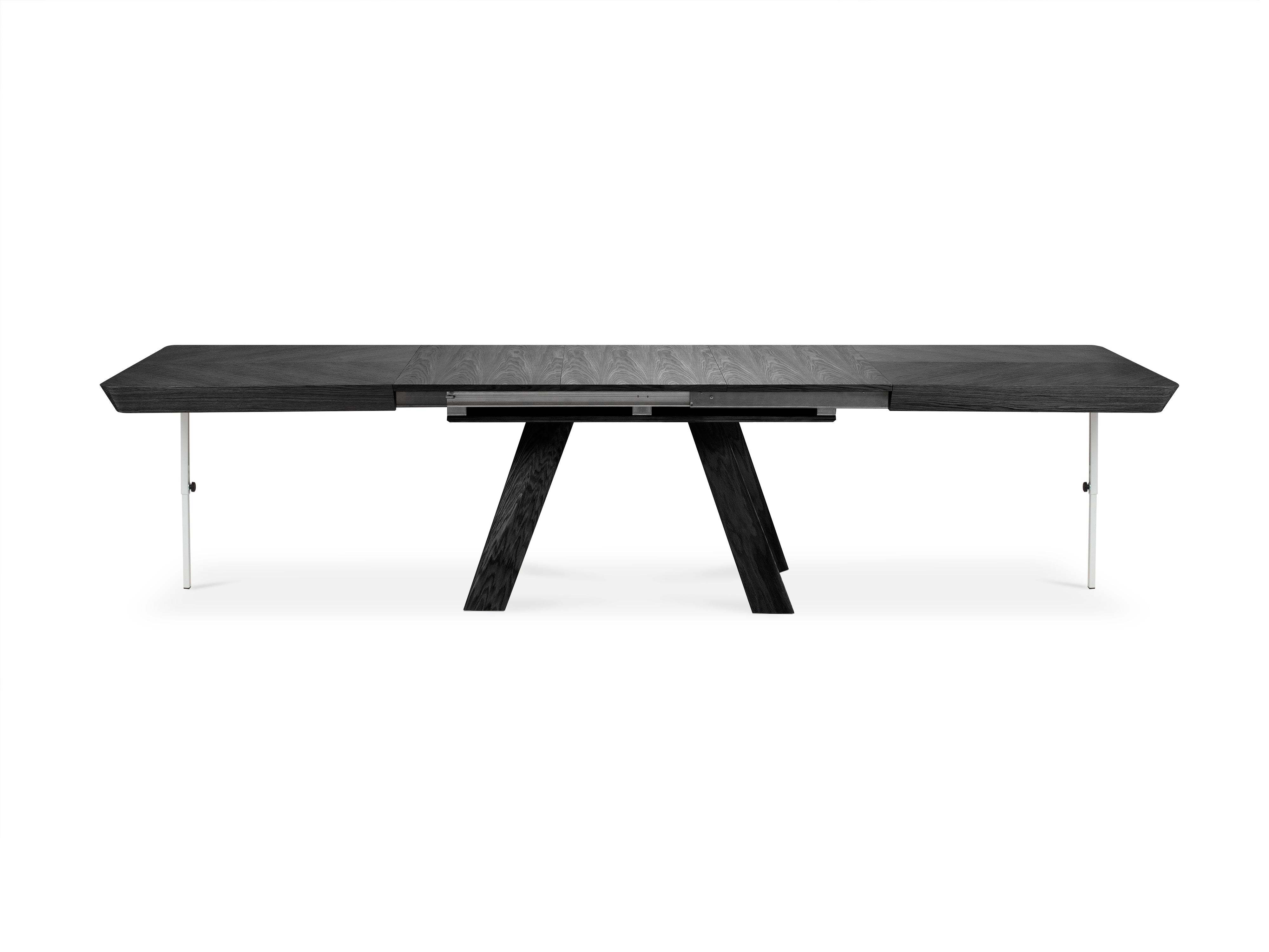 Ausziehbarer Esstisch Sally, 180/380x100x76cm, Material: Holz