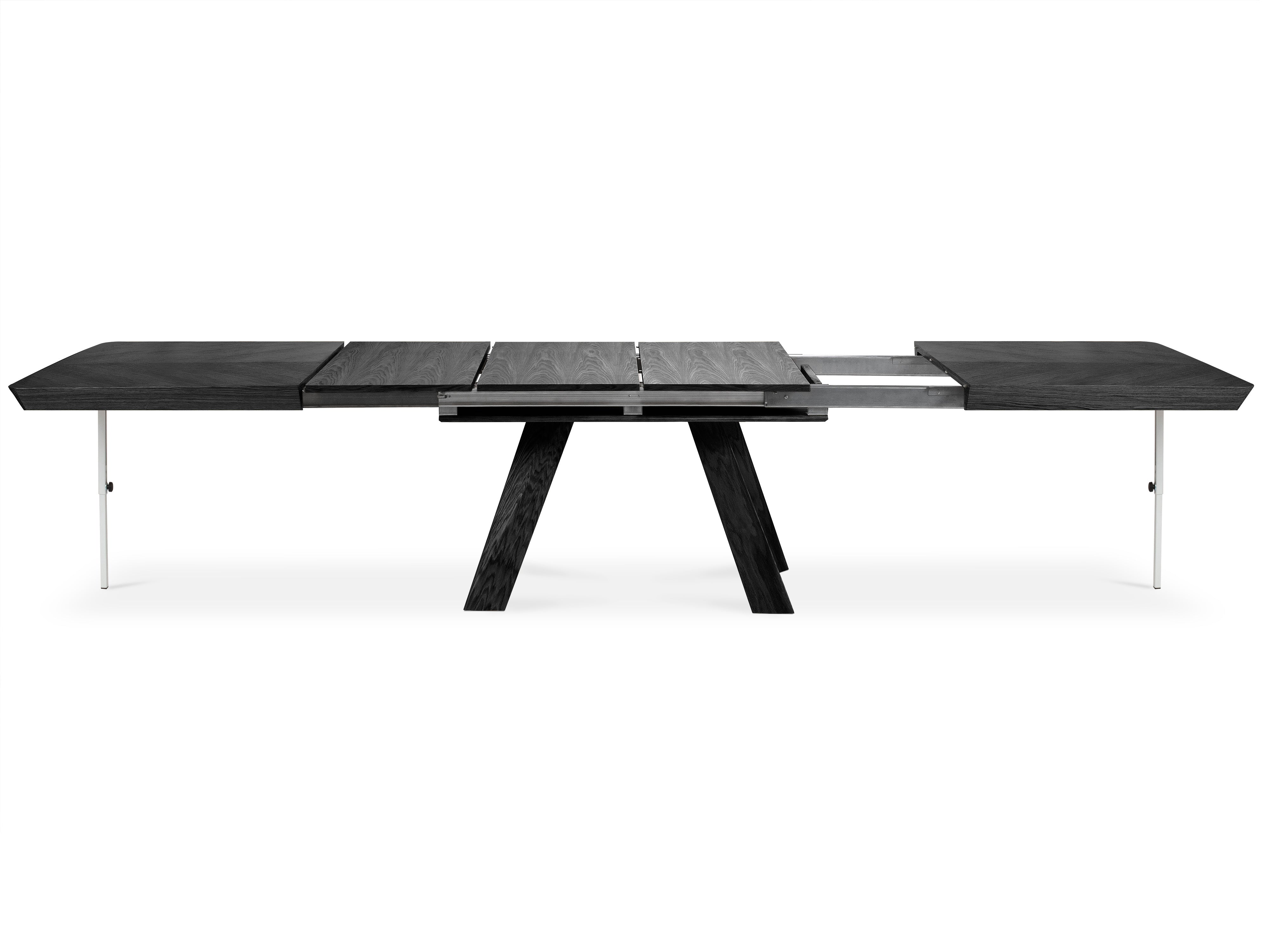 Ausziehbarer Esstisch Sally, 180/380x100x76cm, Material: Holz