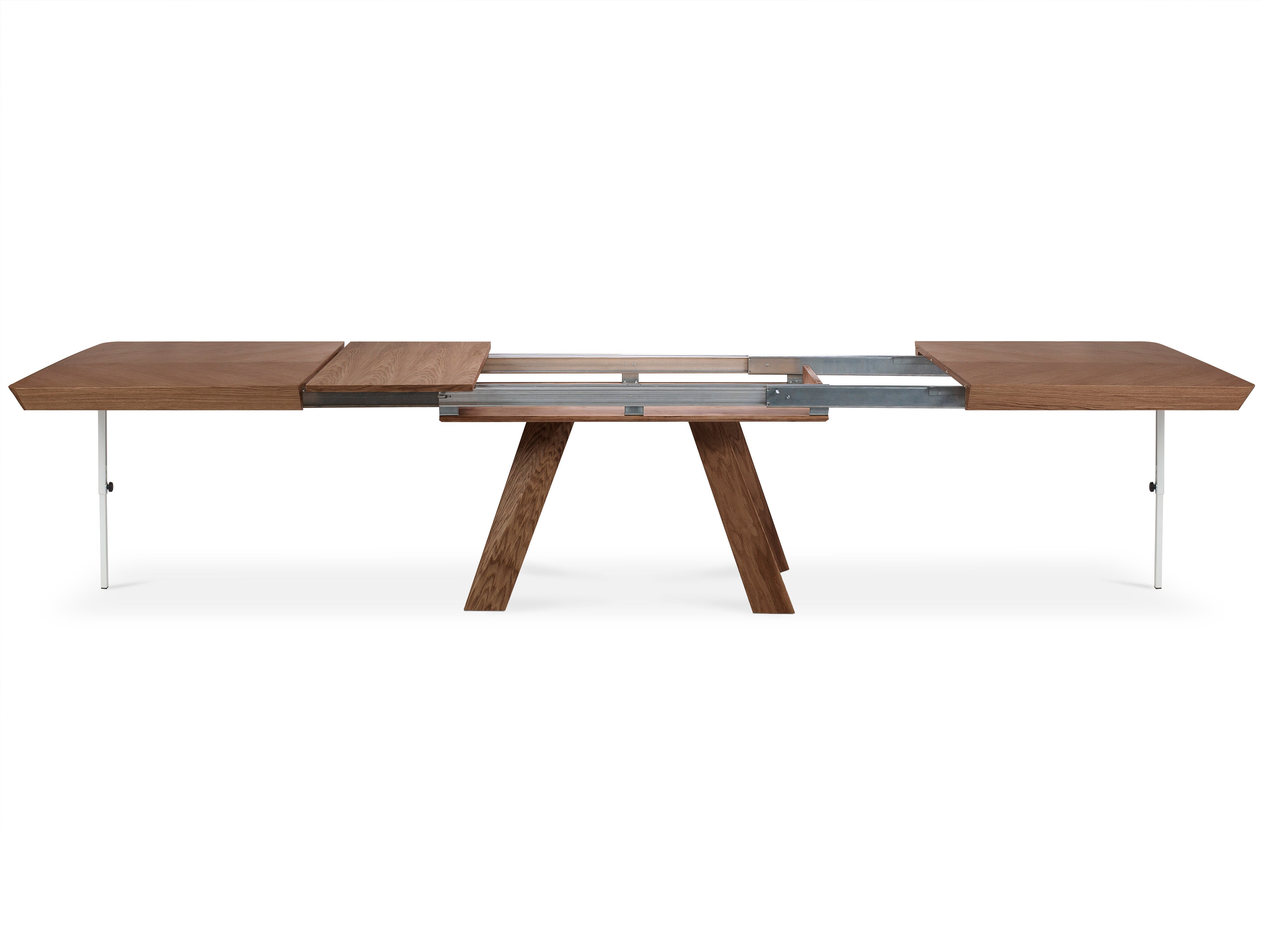 Ausziehbarer Esstisch Sally, 180/380x100x76cm, Material: Holz