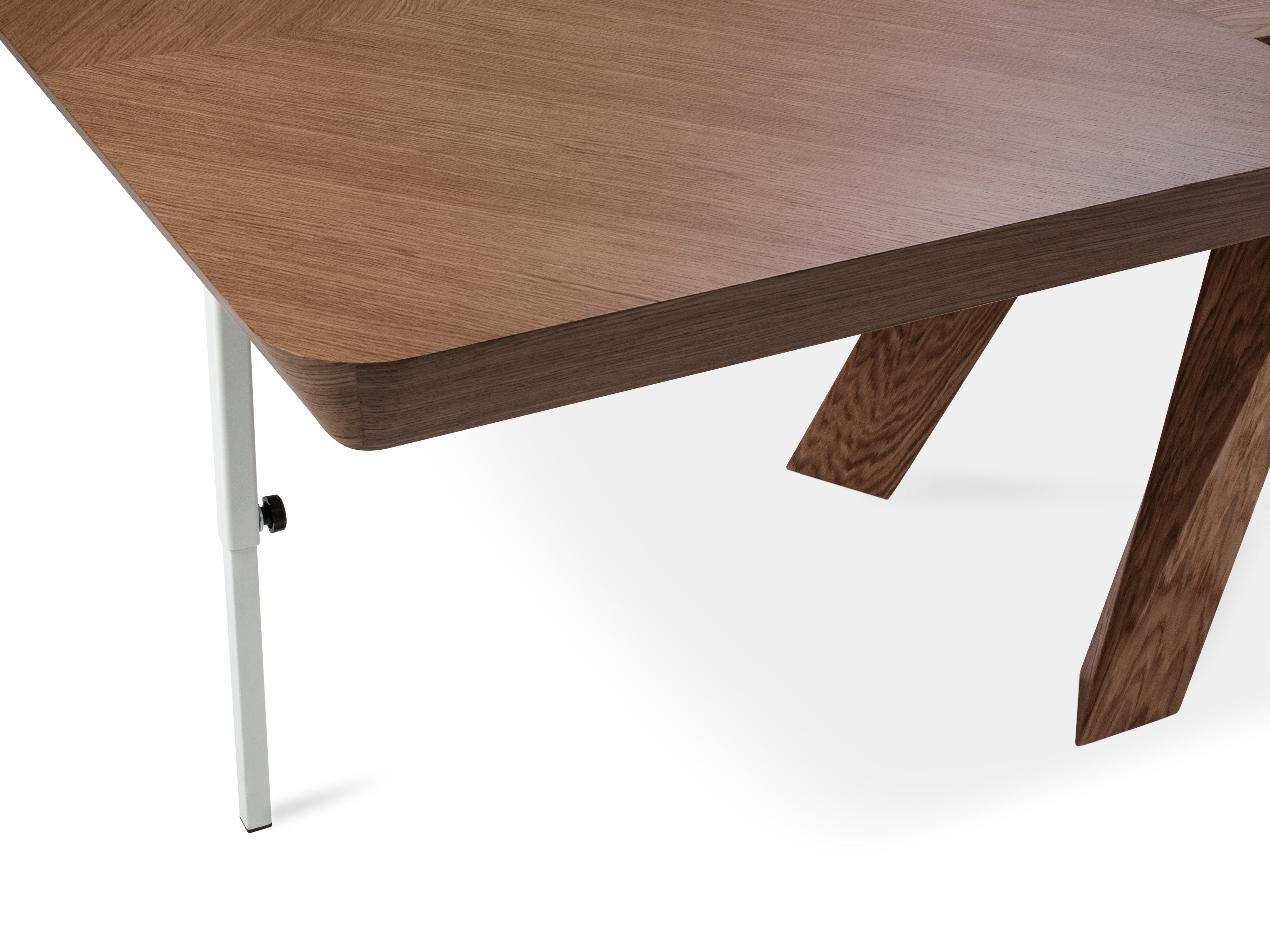 Ausziehbarer Esstisch Sally, 180/380x100x76cm, Material: Holz