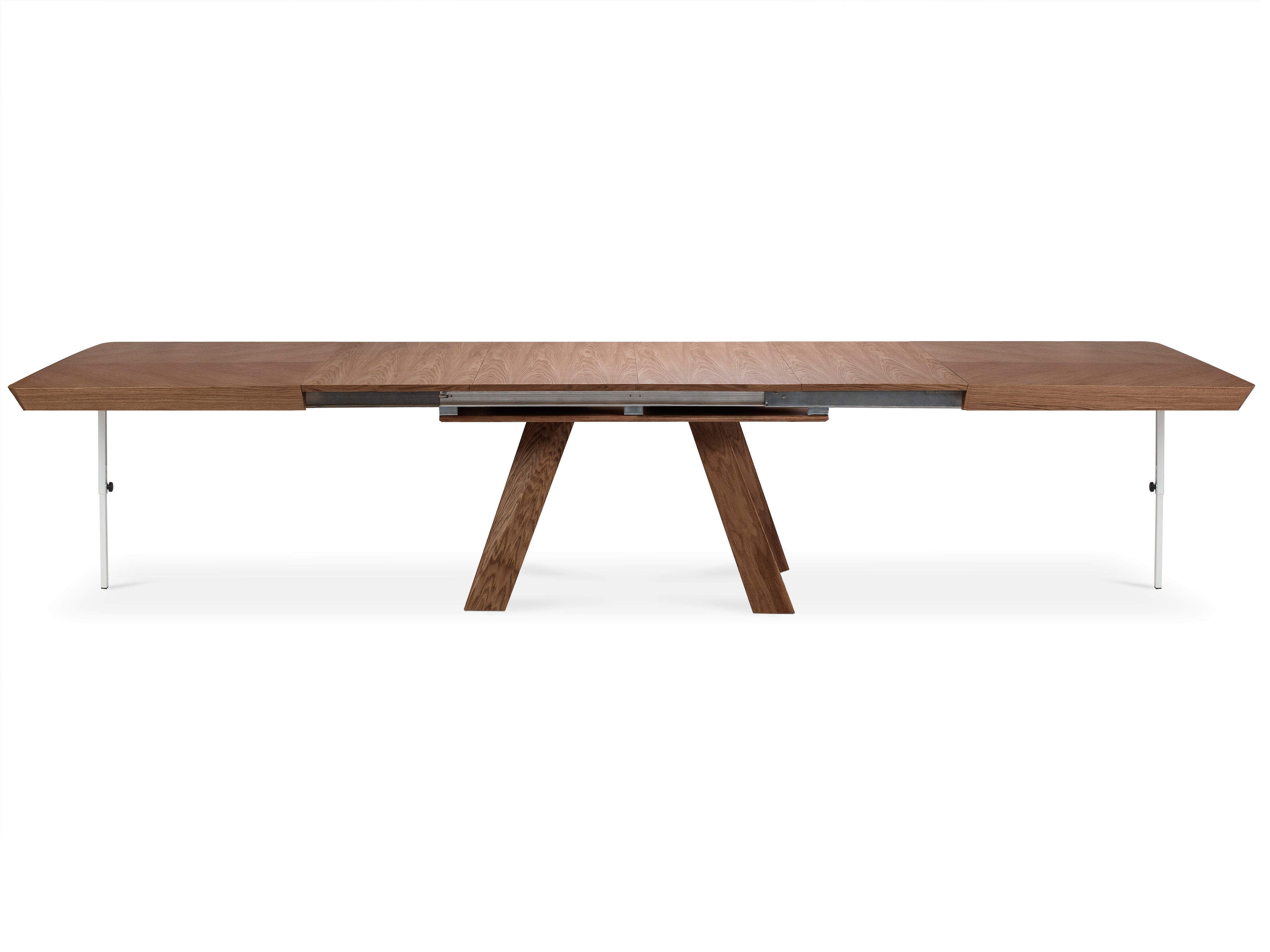 Ausziehbarer Esstisch Sally, 180/380x100x76cm, Material: Holz