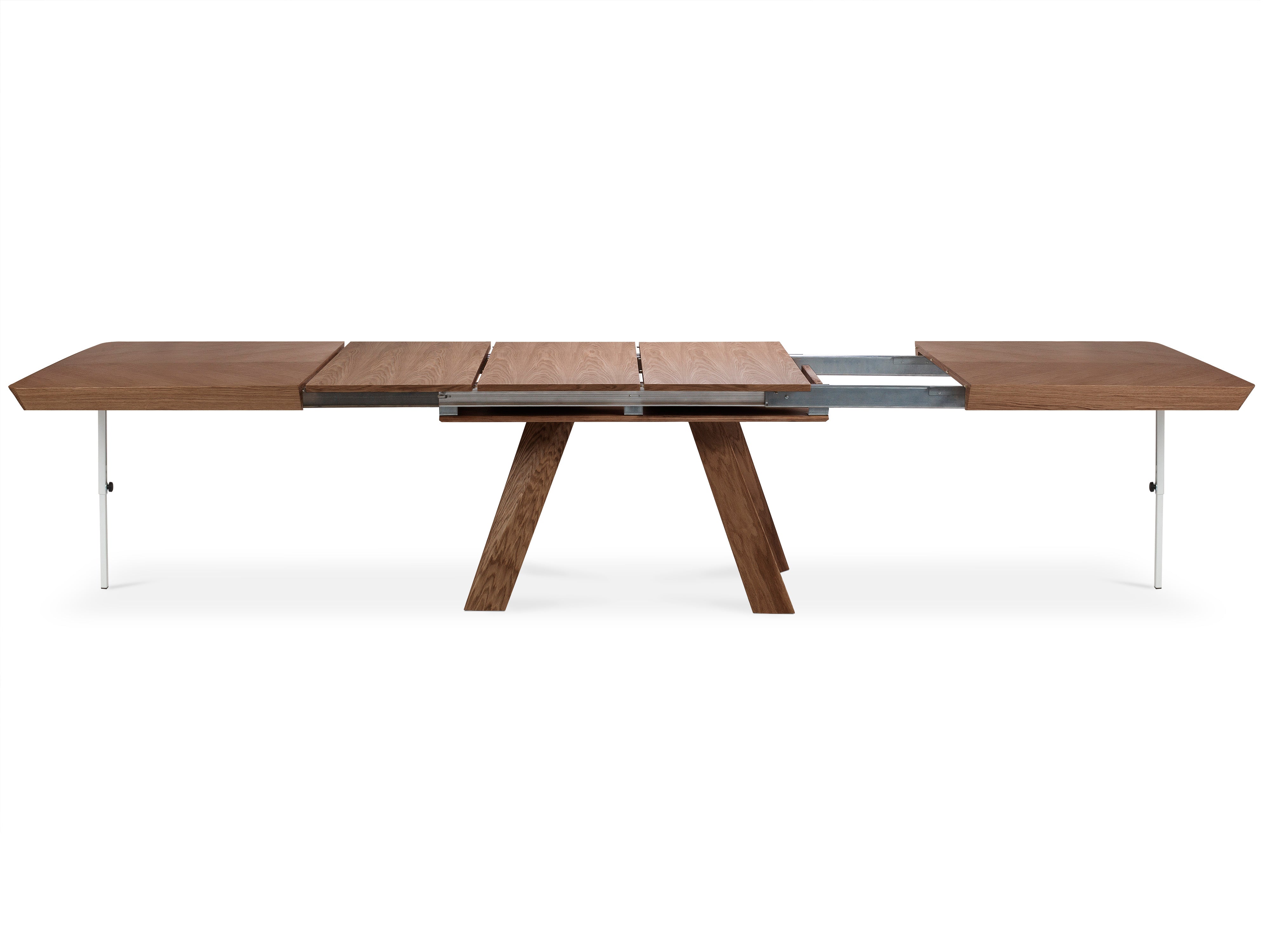 Ausziehbarer Esstisch Sally, 180/380x100x76cm, Material: Holz