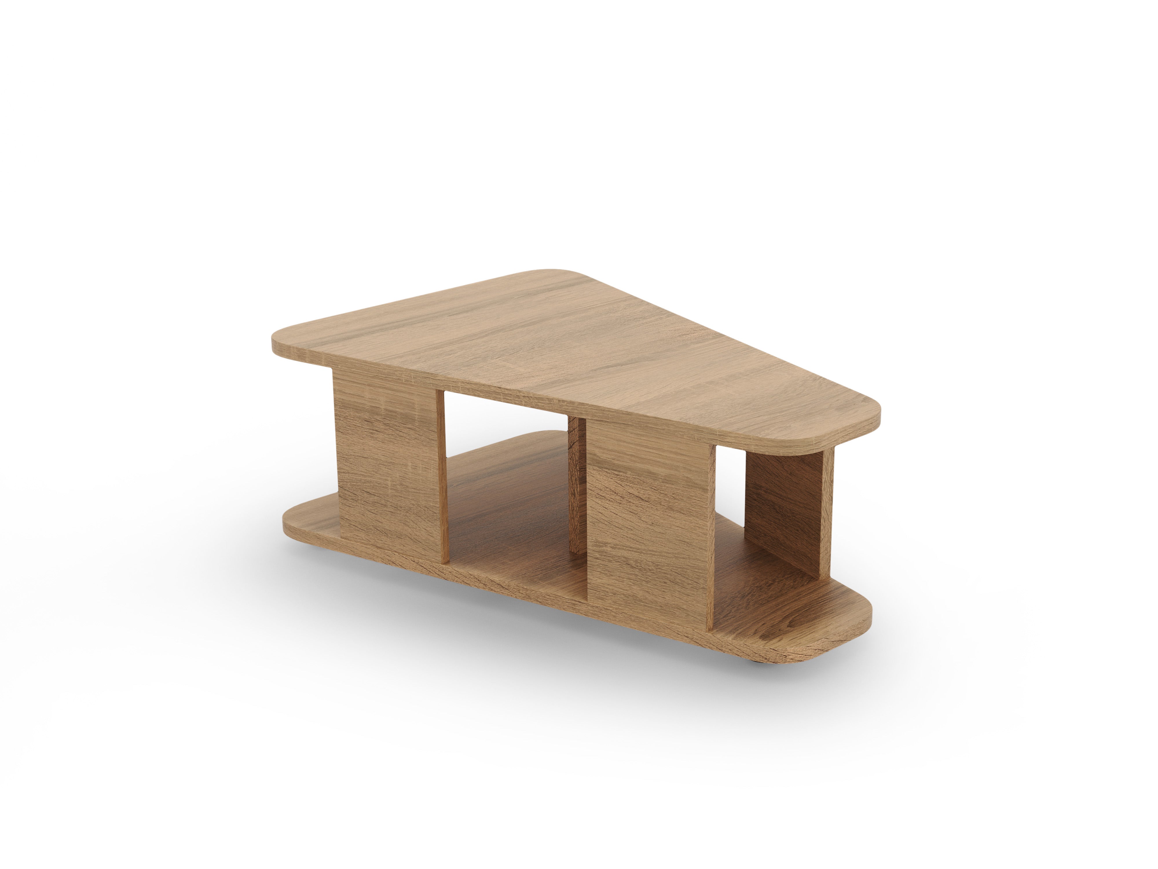 Clubtisch Miley 88x53cm, Material: Holz