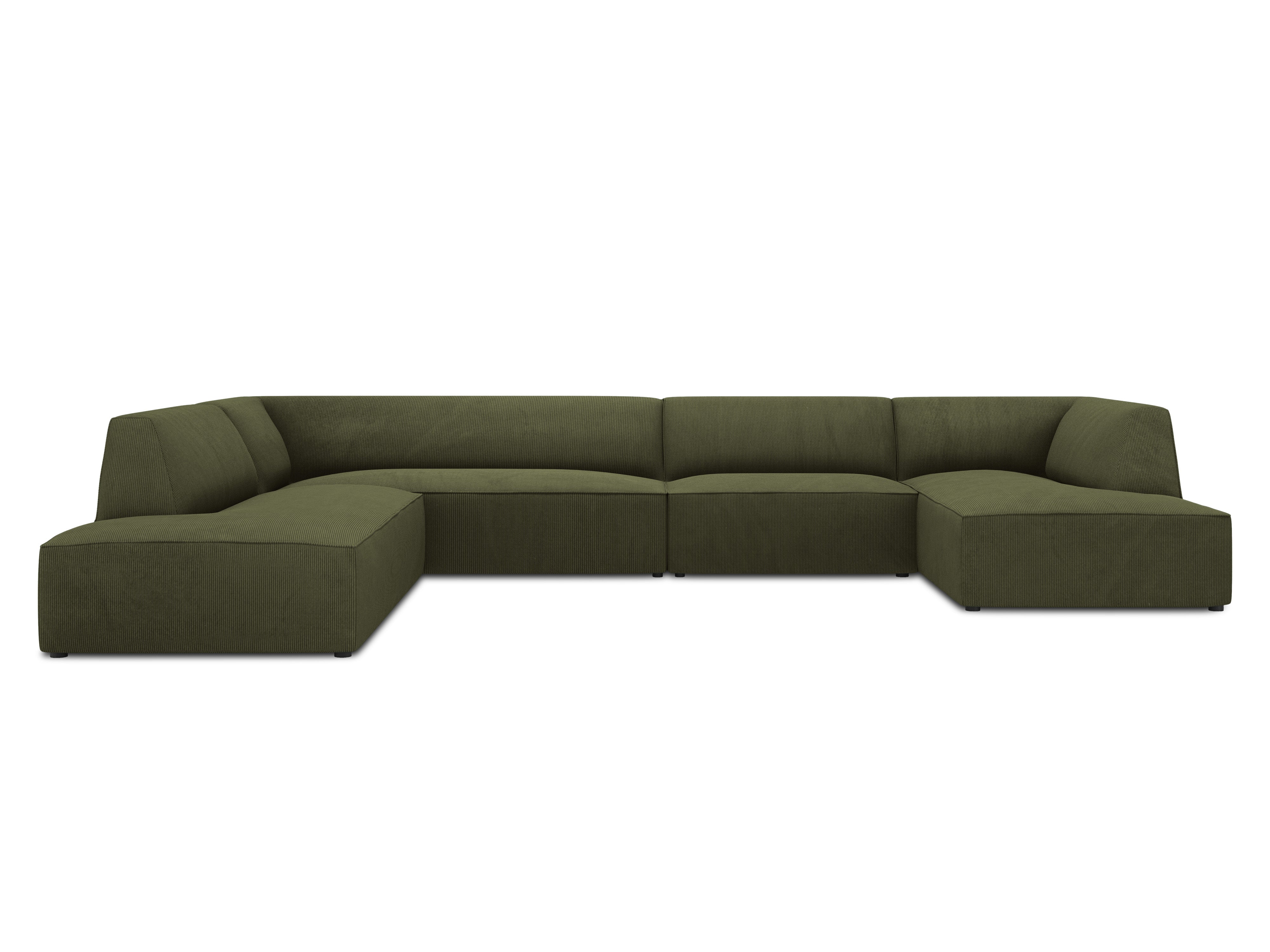 Ecksofa Ruby, 7 Sitze, 366x273cm, Material: Cord