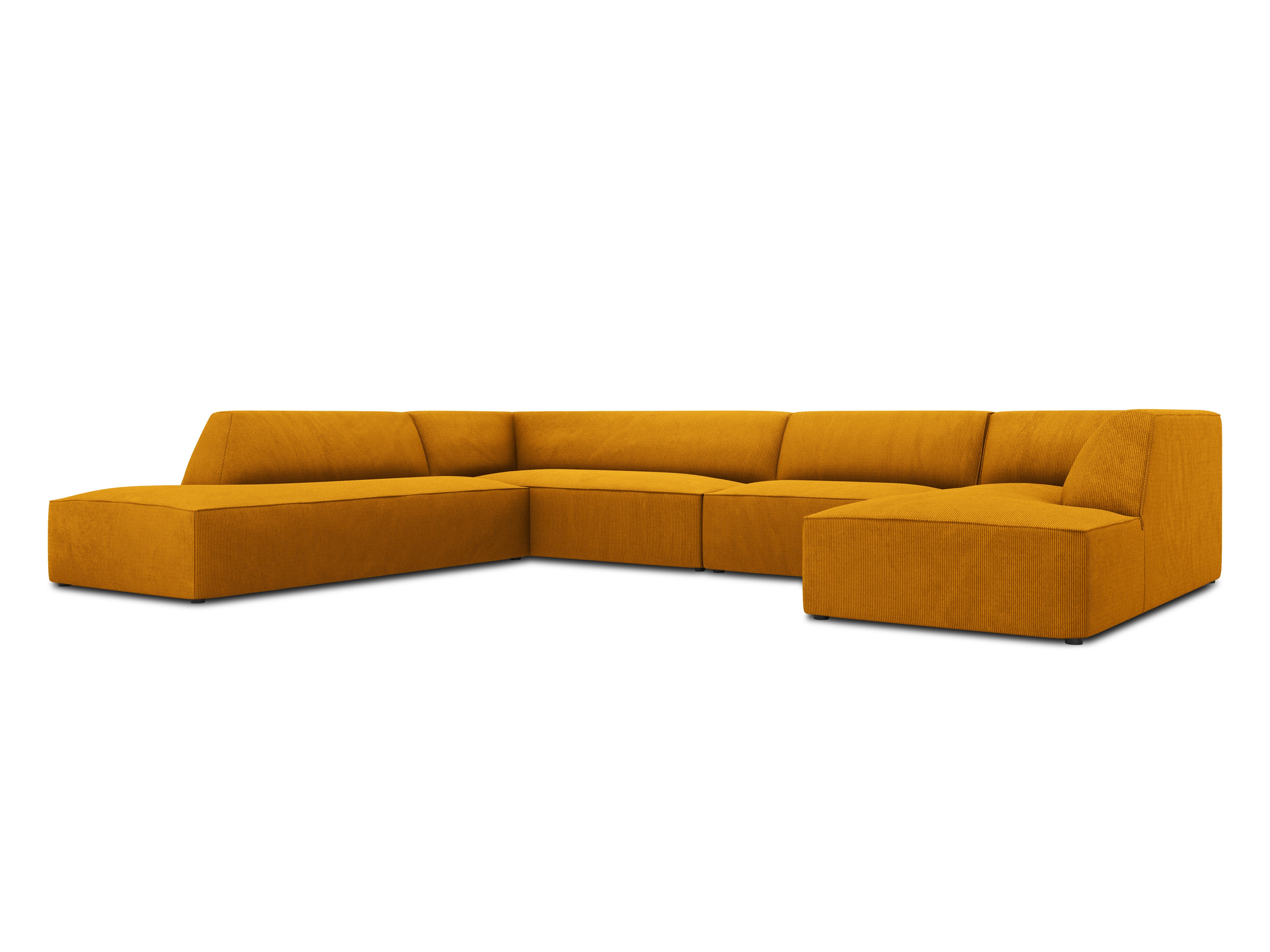 Ecksofa Ruby, 7 Sitze, 366x273cm, Material: Cord
