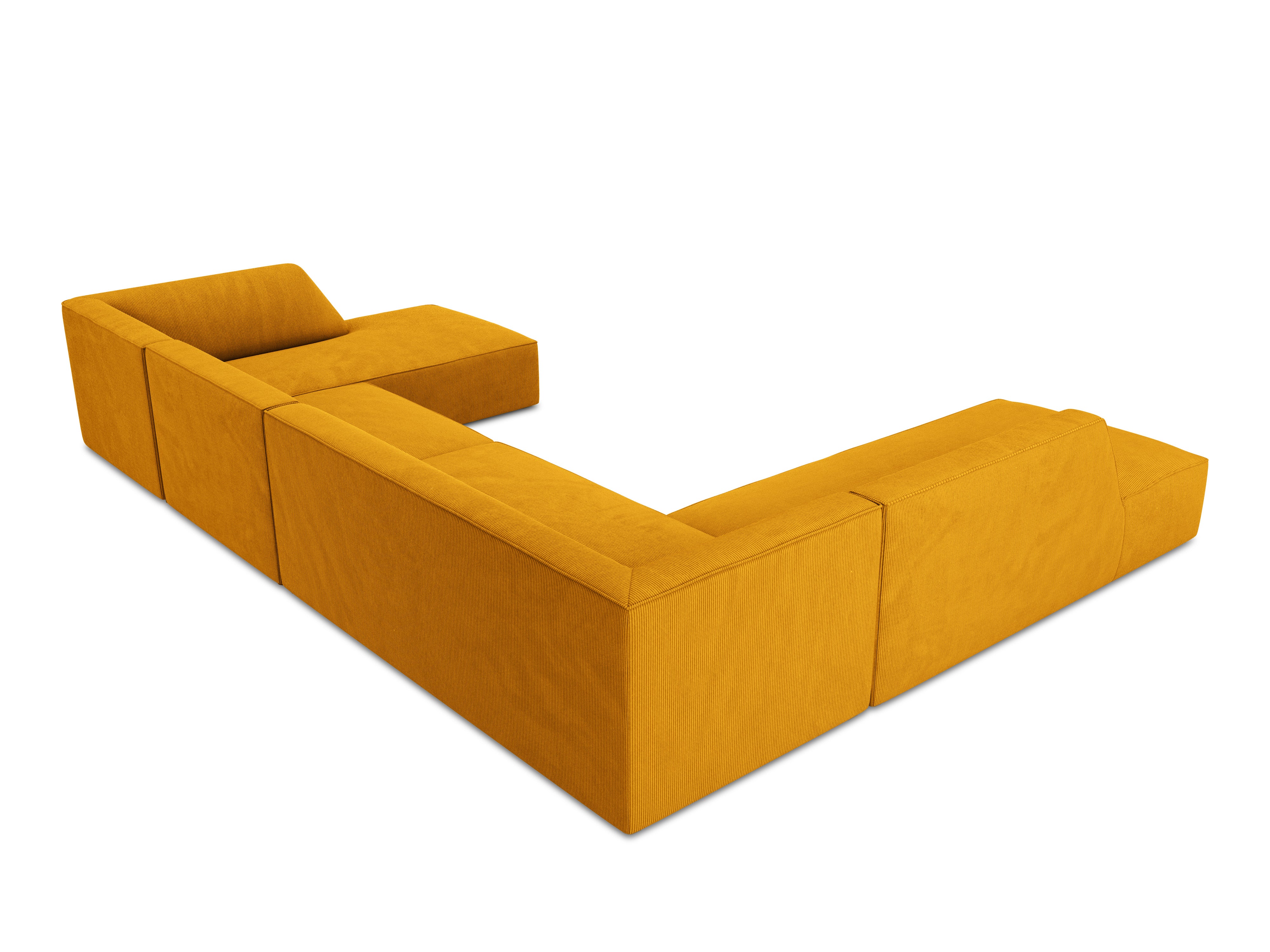 Ecksofa Ruby, 7 Sitze, 366x273cm, Material: Cord