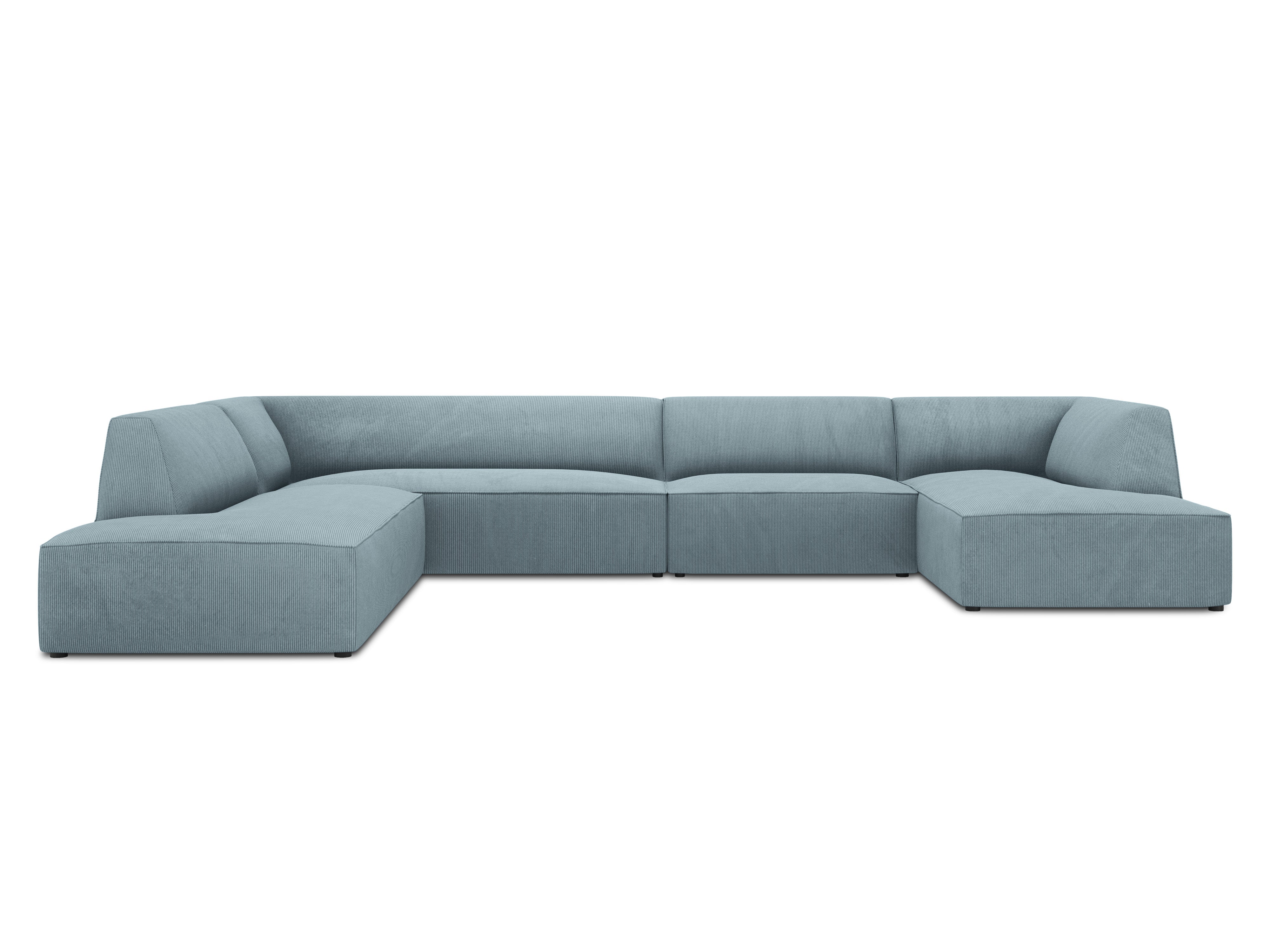 Ecksofa Ruby, 7 Sitze, 366x273cm, Material: Cord