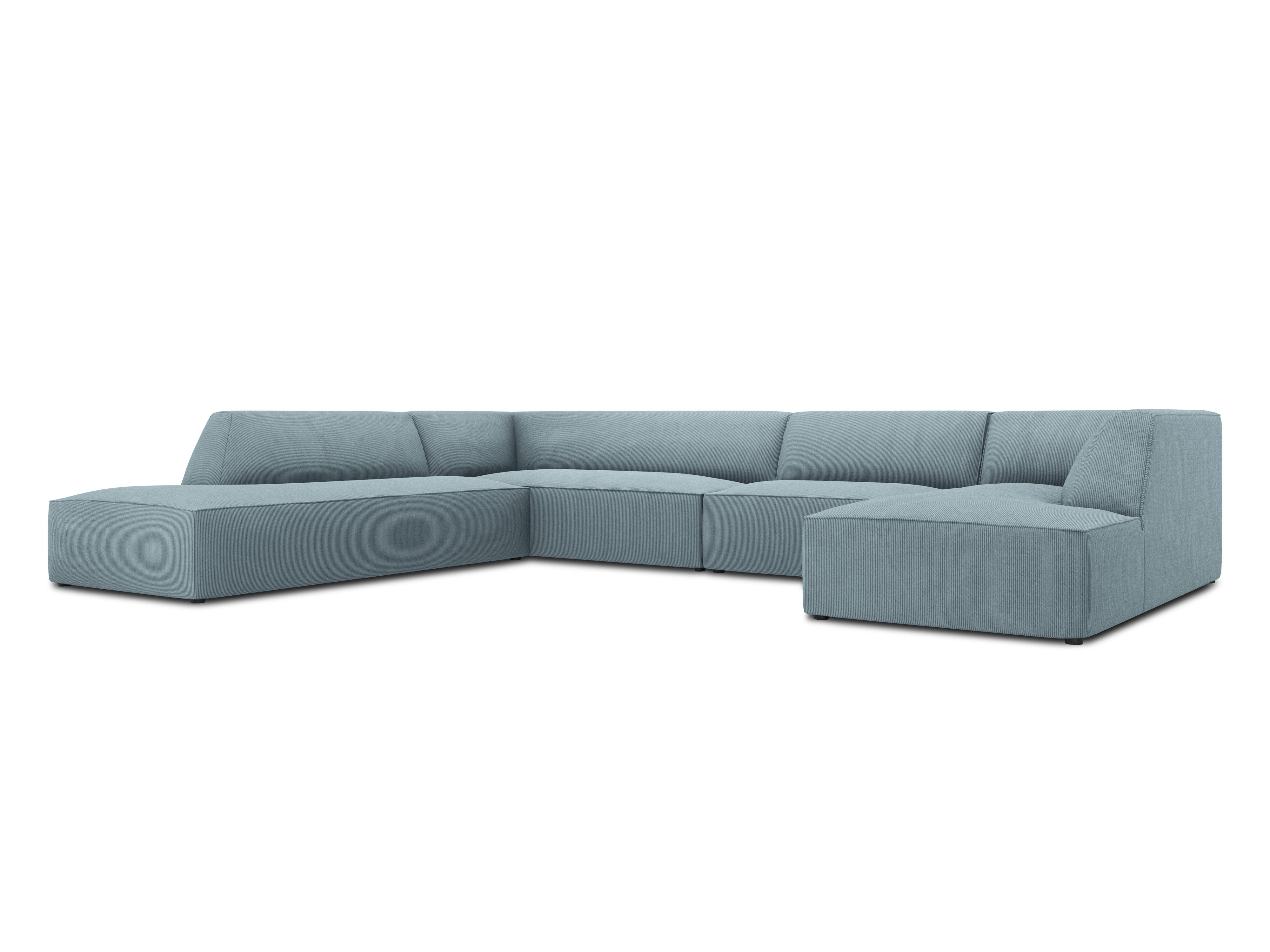 Ecksofa Ruby, 7 Sitze, 366x273cm, Material: Cord