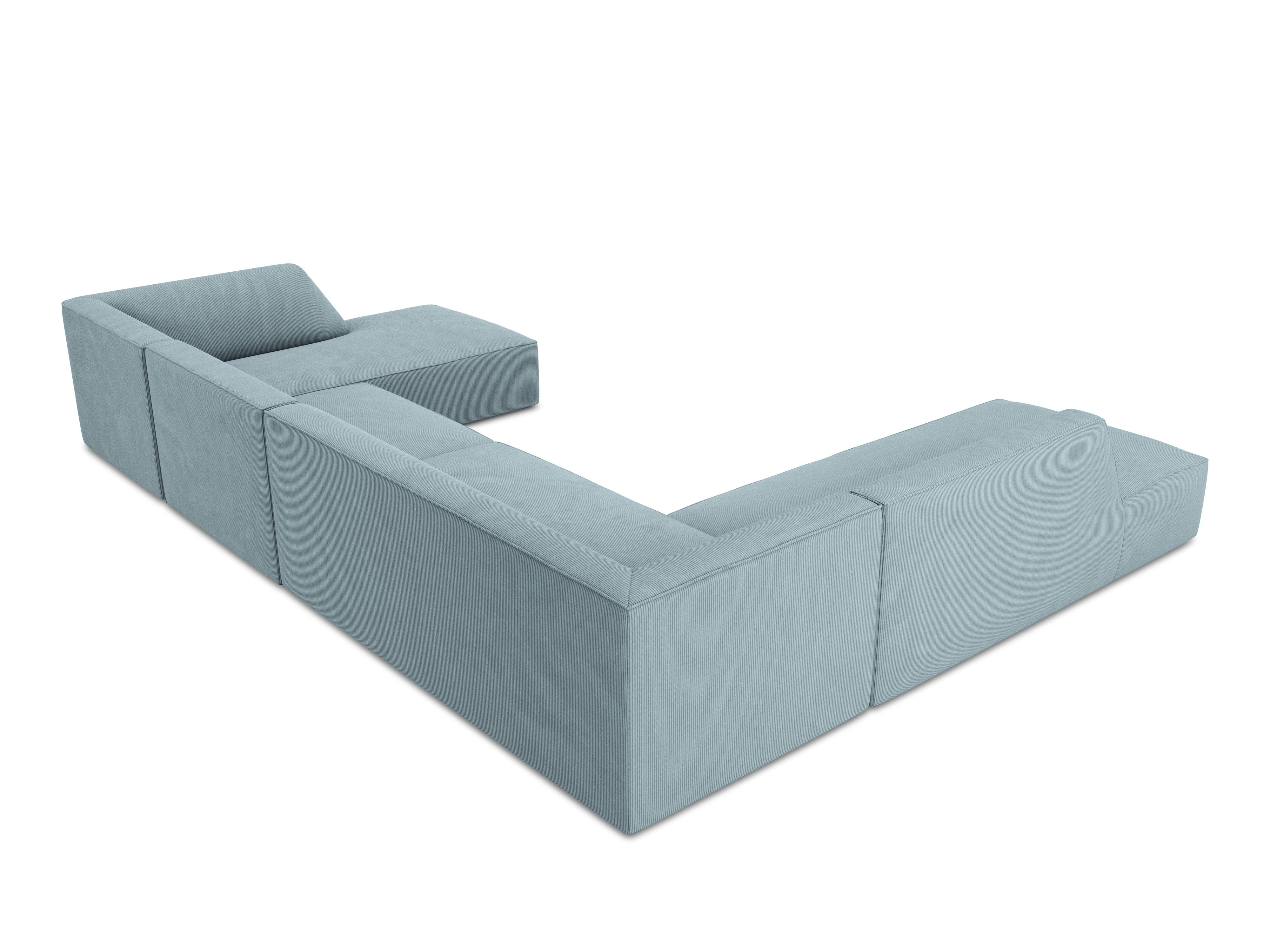 Ecksofa Ruby, 7 Sitze, 366x273cm, Material: Cord