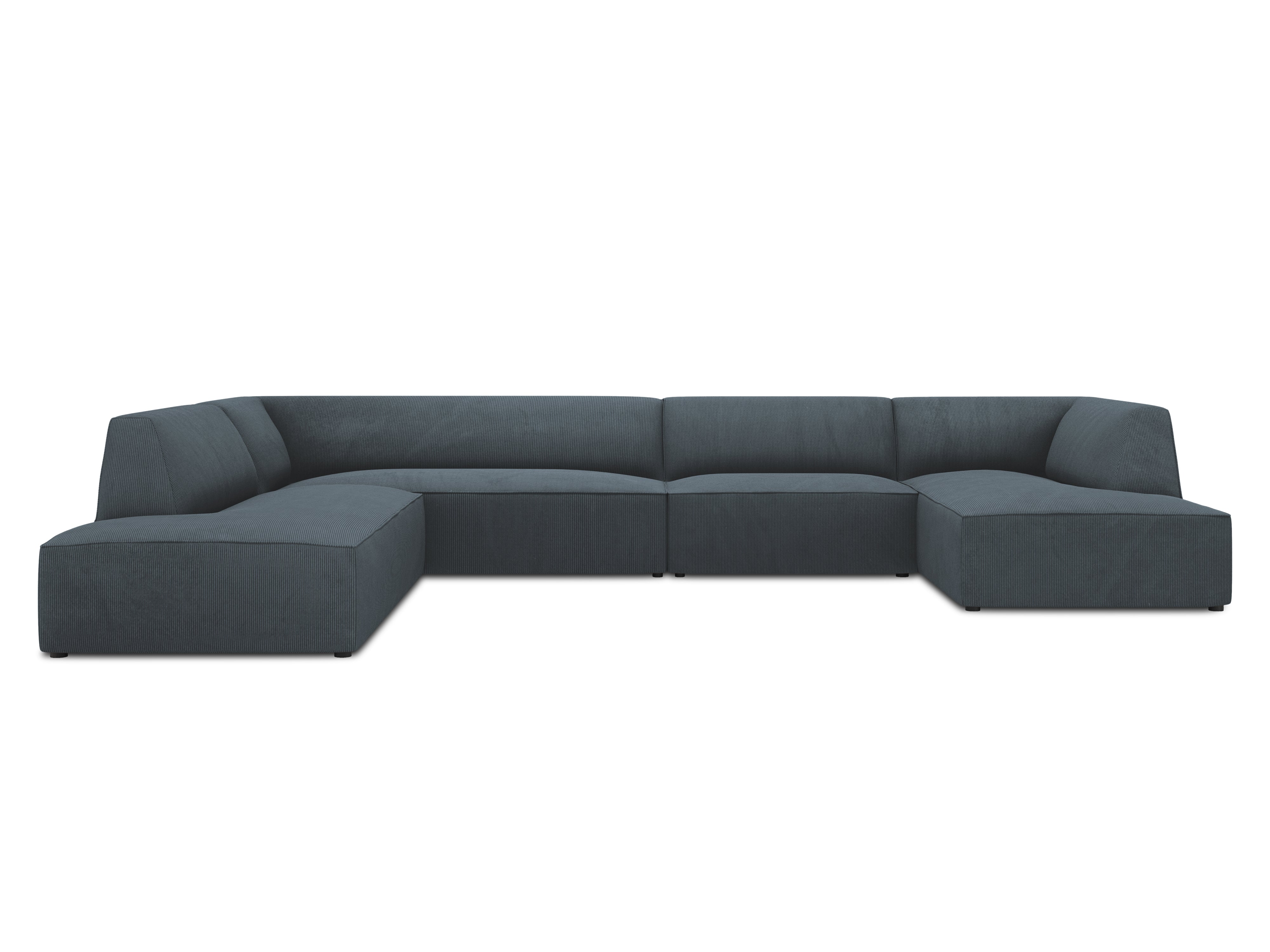 Ecksofa Ruby, 7 Sitze, 366x273cm, Material: Cord