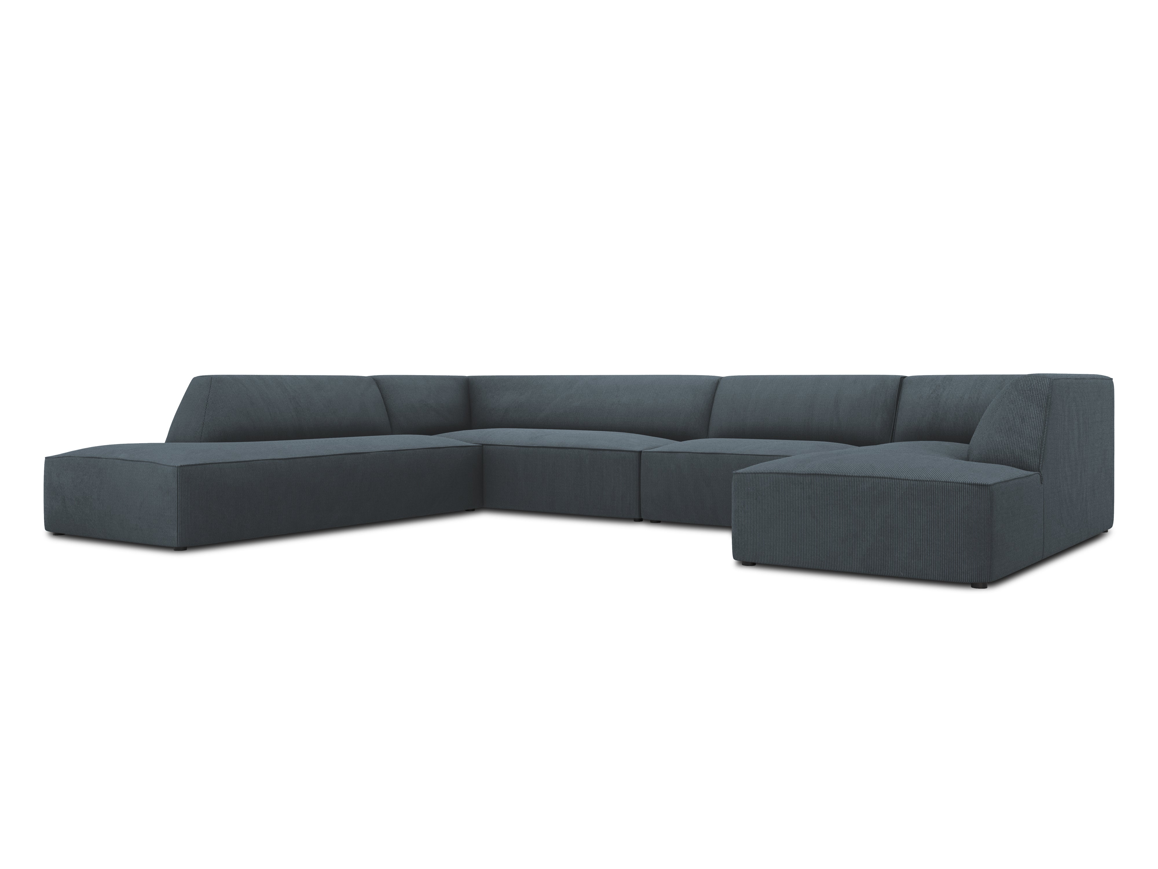 Ecksofa Ruby, 7 Sitze, 366x273cm, Material: Cord