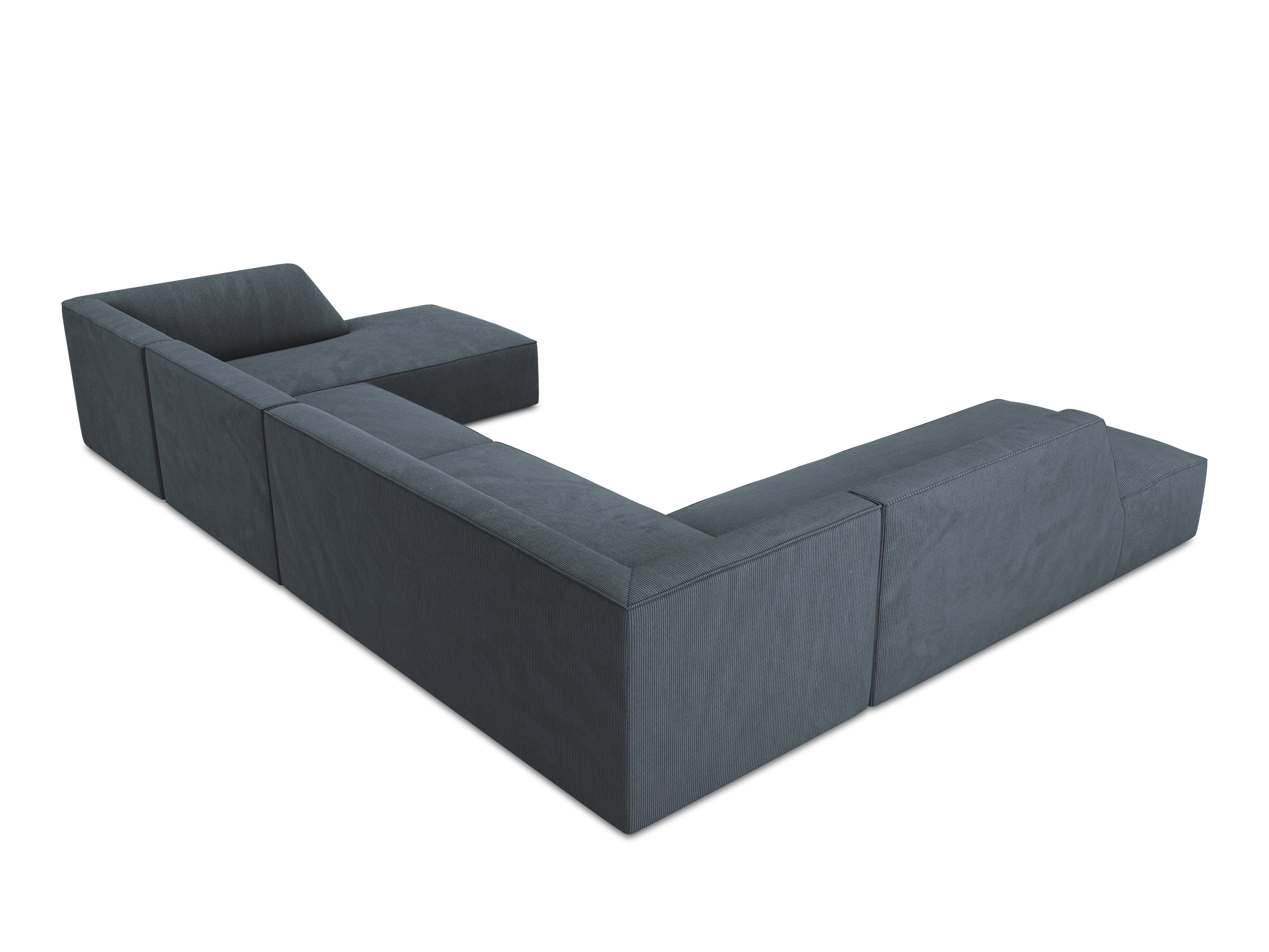 Ecksofa Ruby, 7 Sitze, 366x273cm, Material: Cord