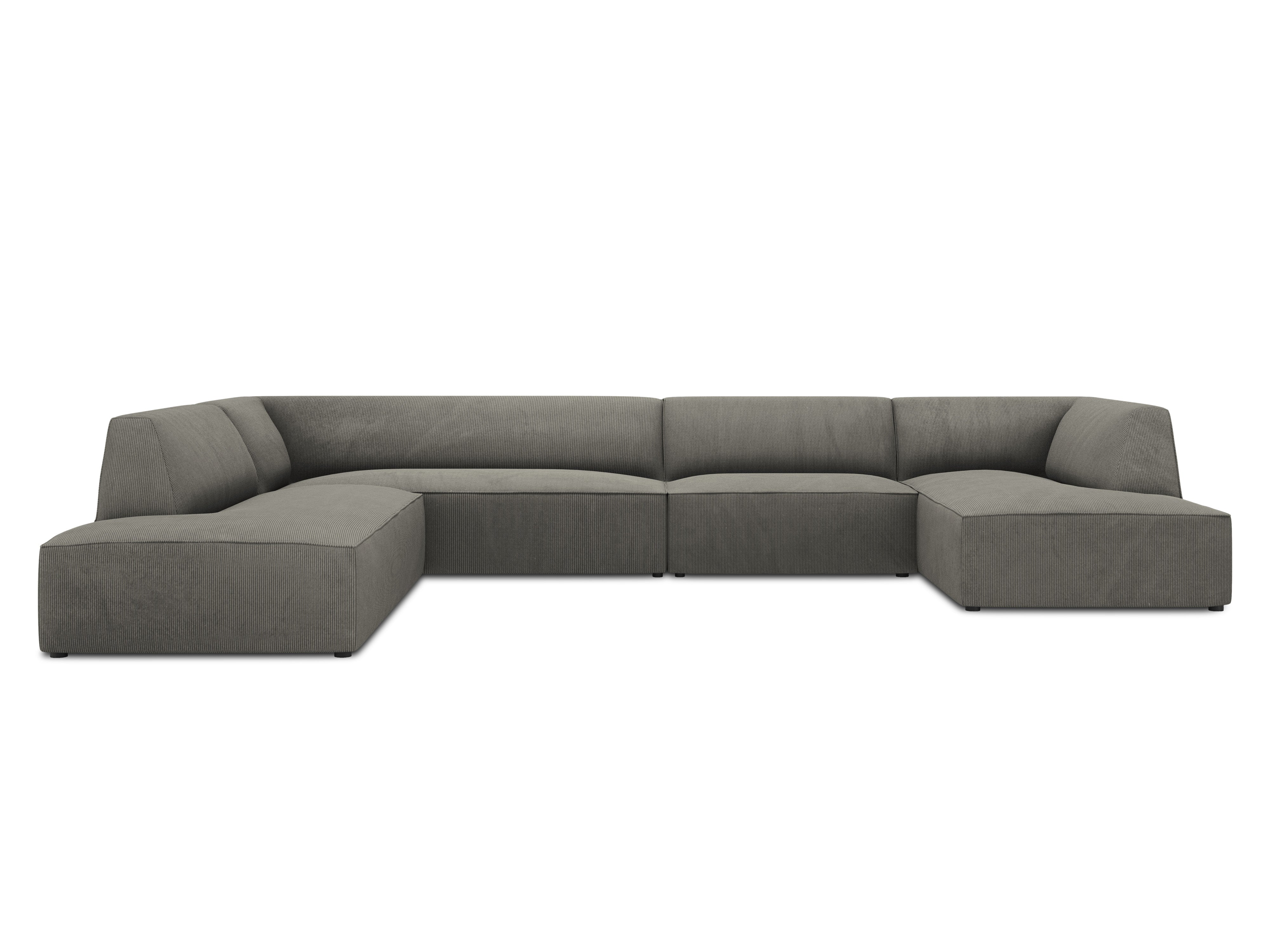 Ecksofa Ruby, 7 Sitze, 366x273cm, Material: Cord
