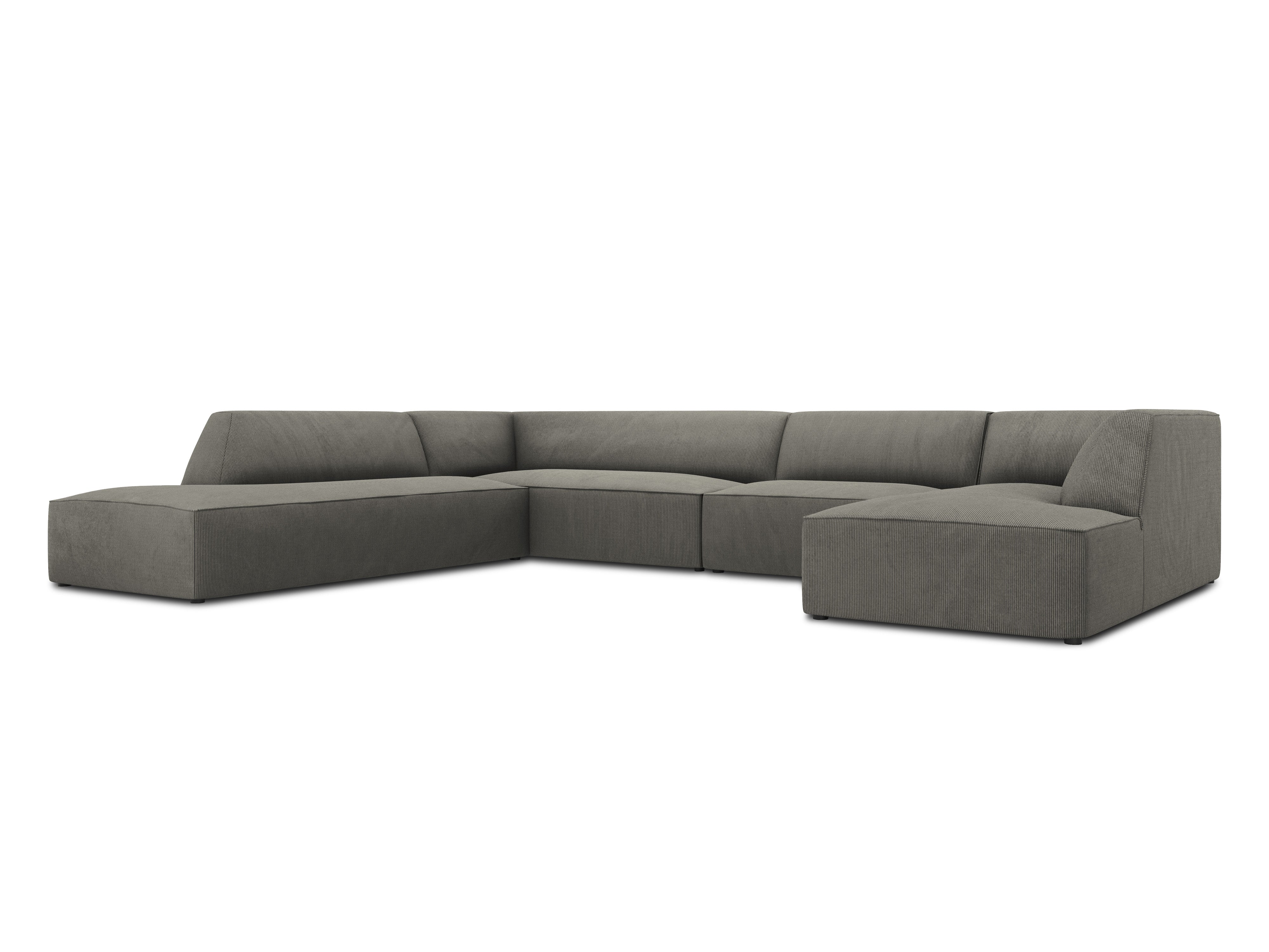 Ecksofa Ruby, 7 Sitze, 366x273cm, Material: Cord