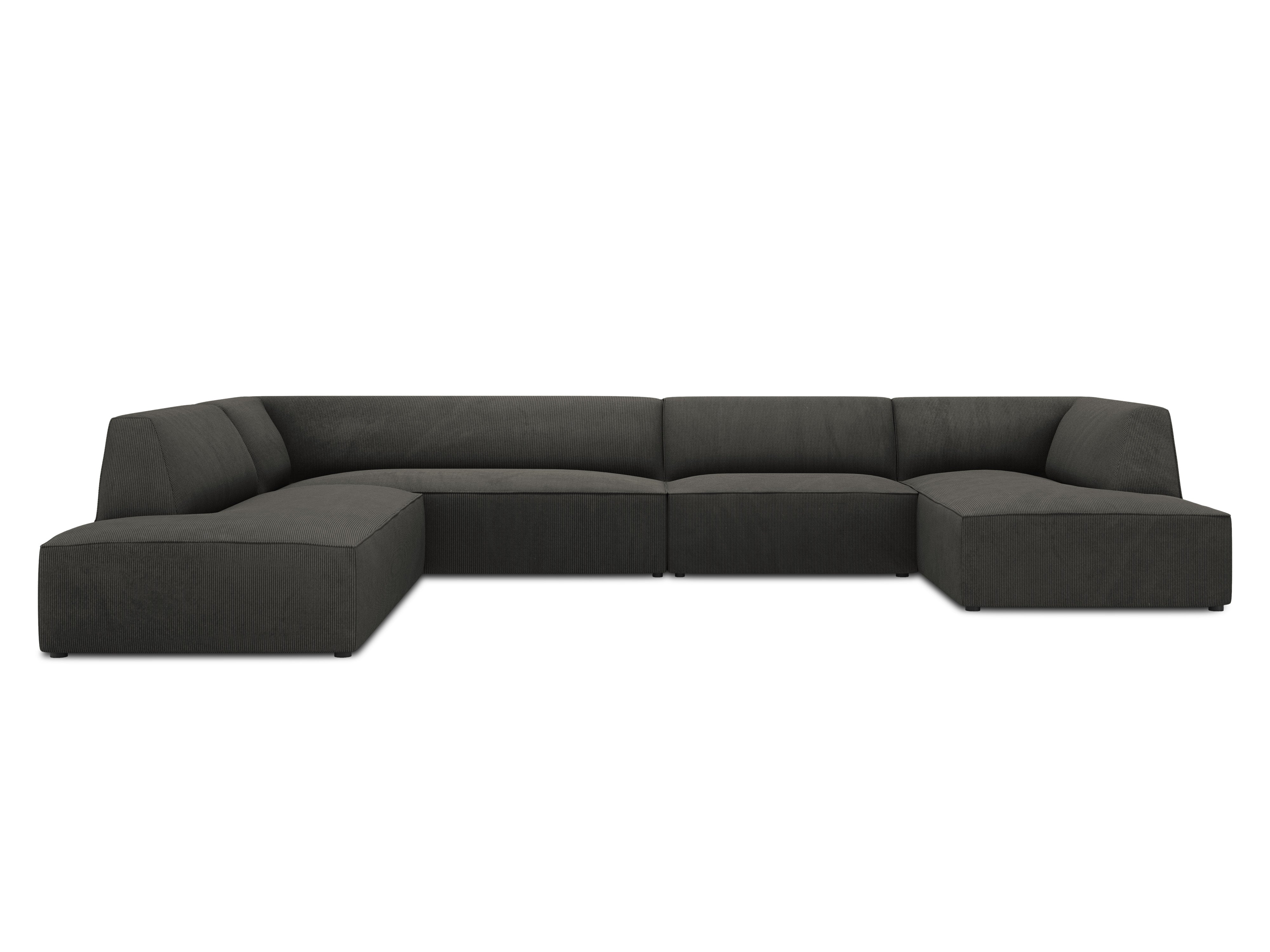Ecksofa Ruby, 7 Sitze, 366x273cm, Material: Cord