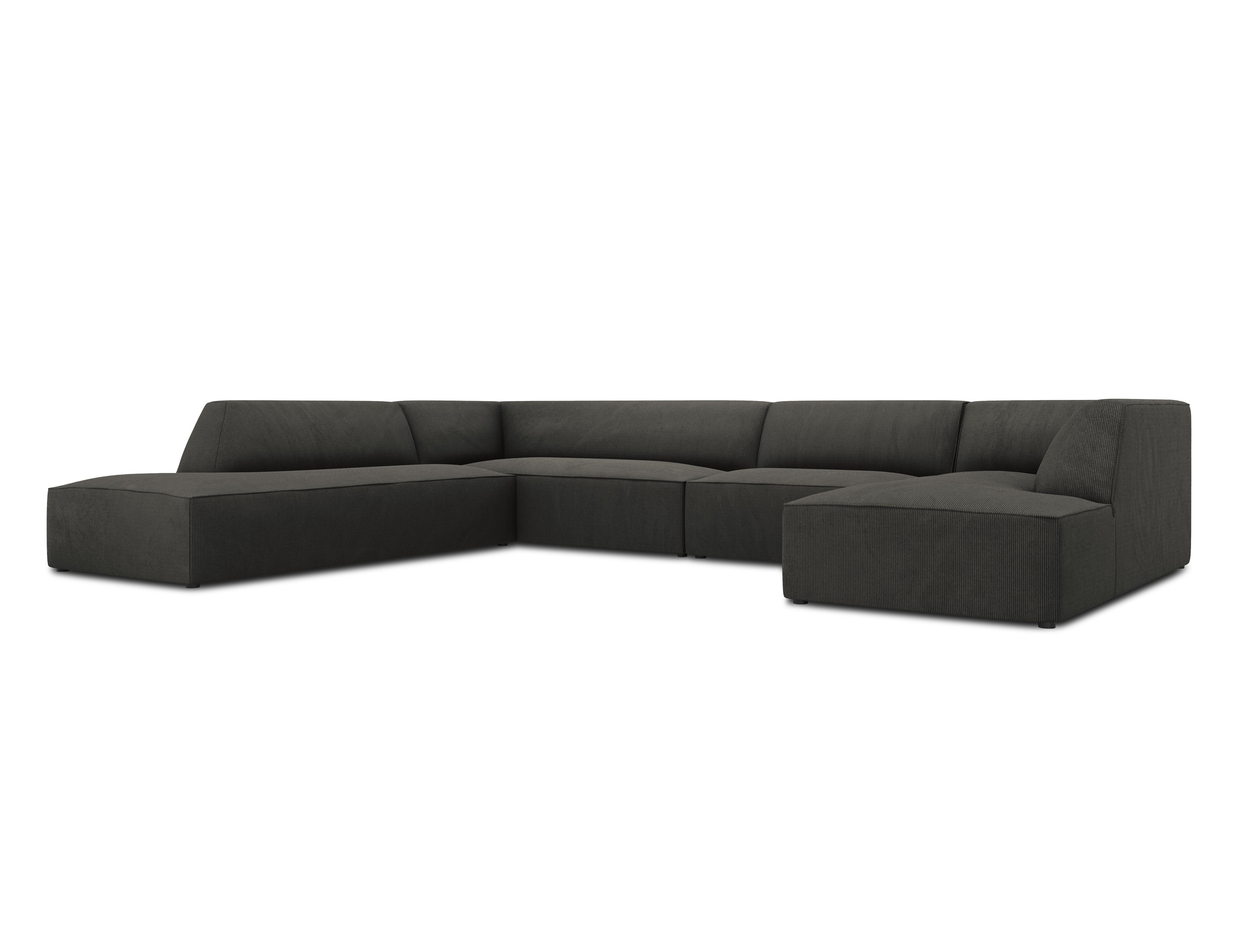 Ecksofa Ruby, 7 Sitze, 366x273cm, Material: Cord
