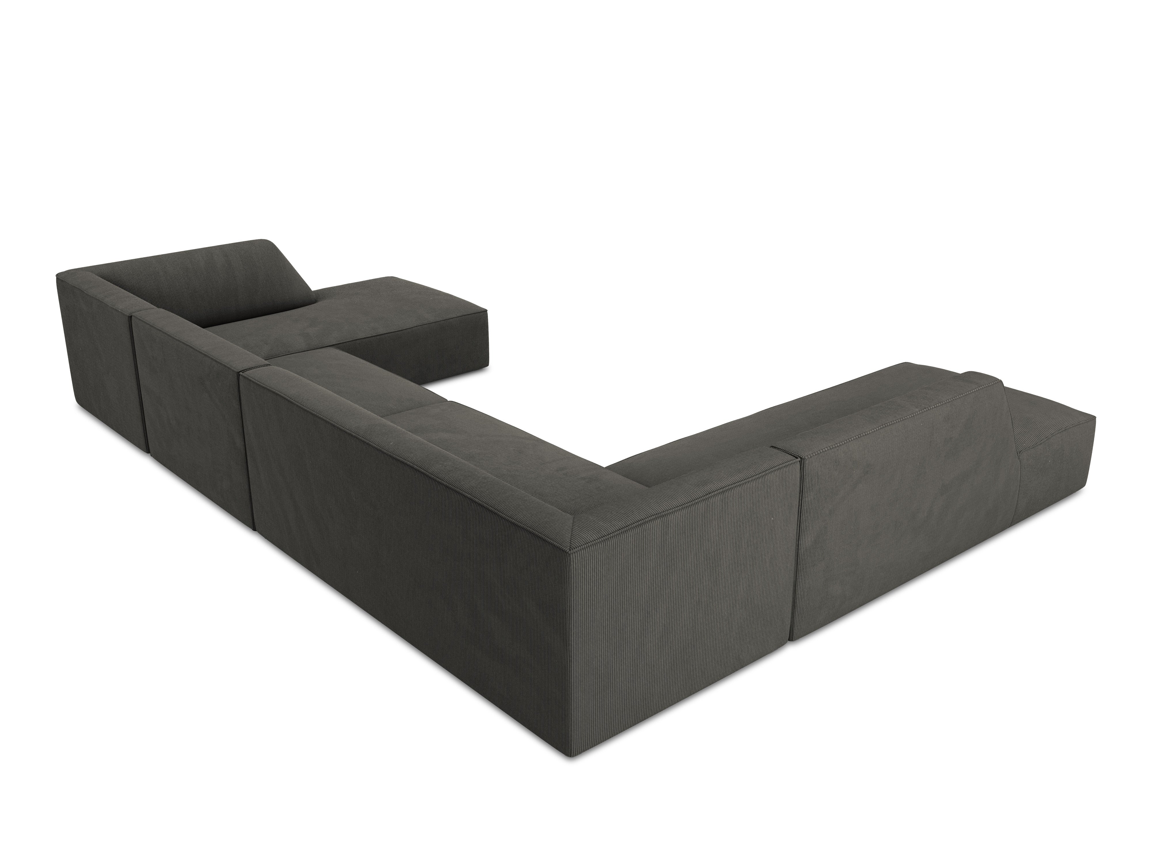 Ecksofa Ruby, 7 Sitze, 366x273cm, Material: Cord