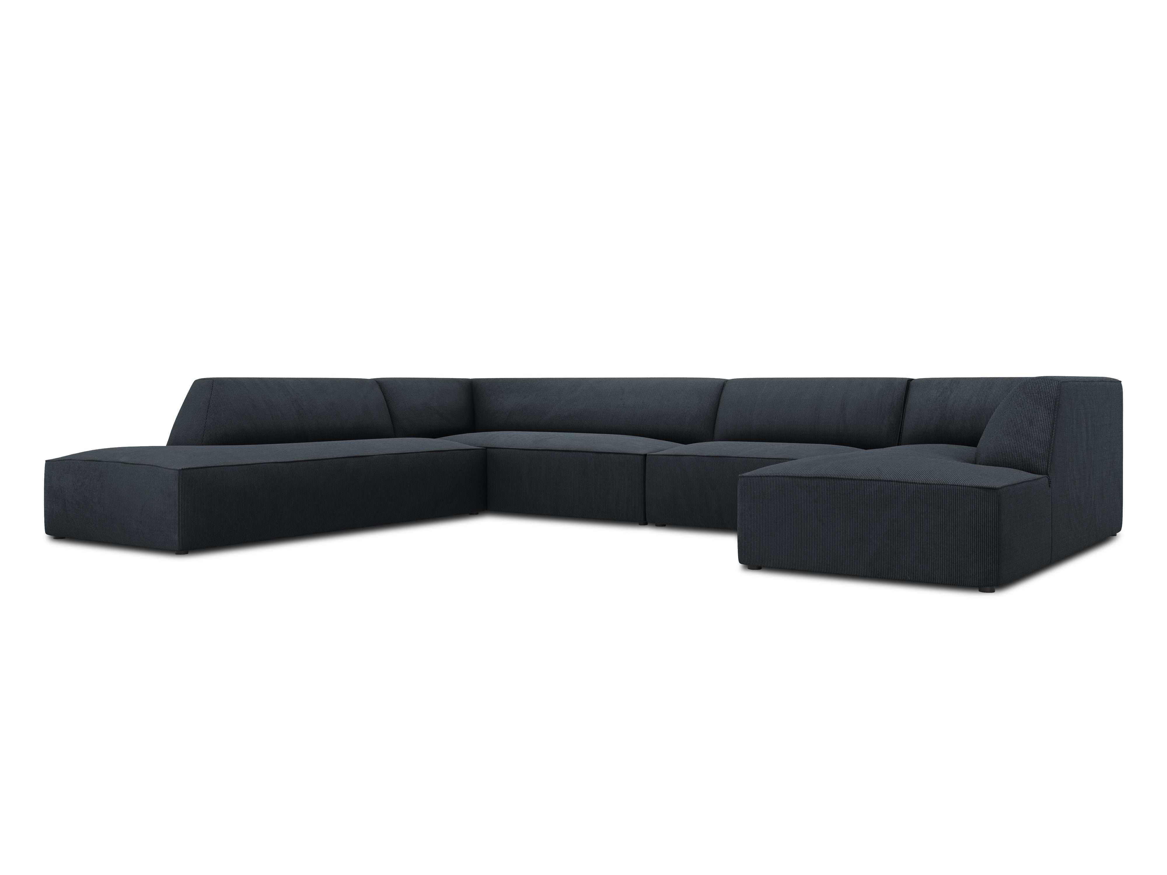 Ecksofa Ruby, 7 Sitze, 366x273cm, Material: Cord