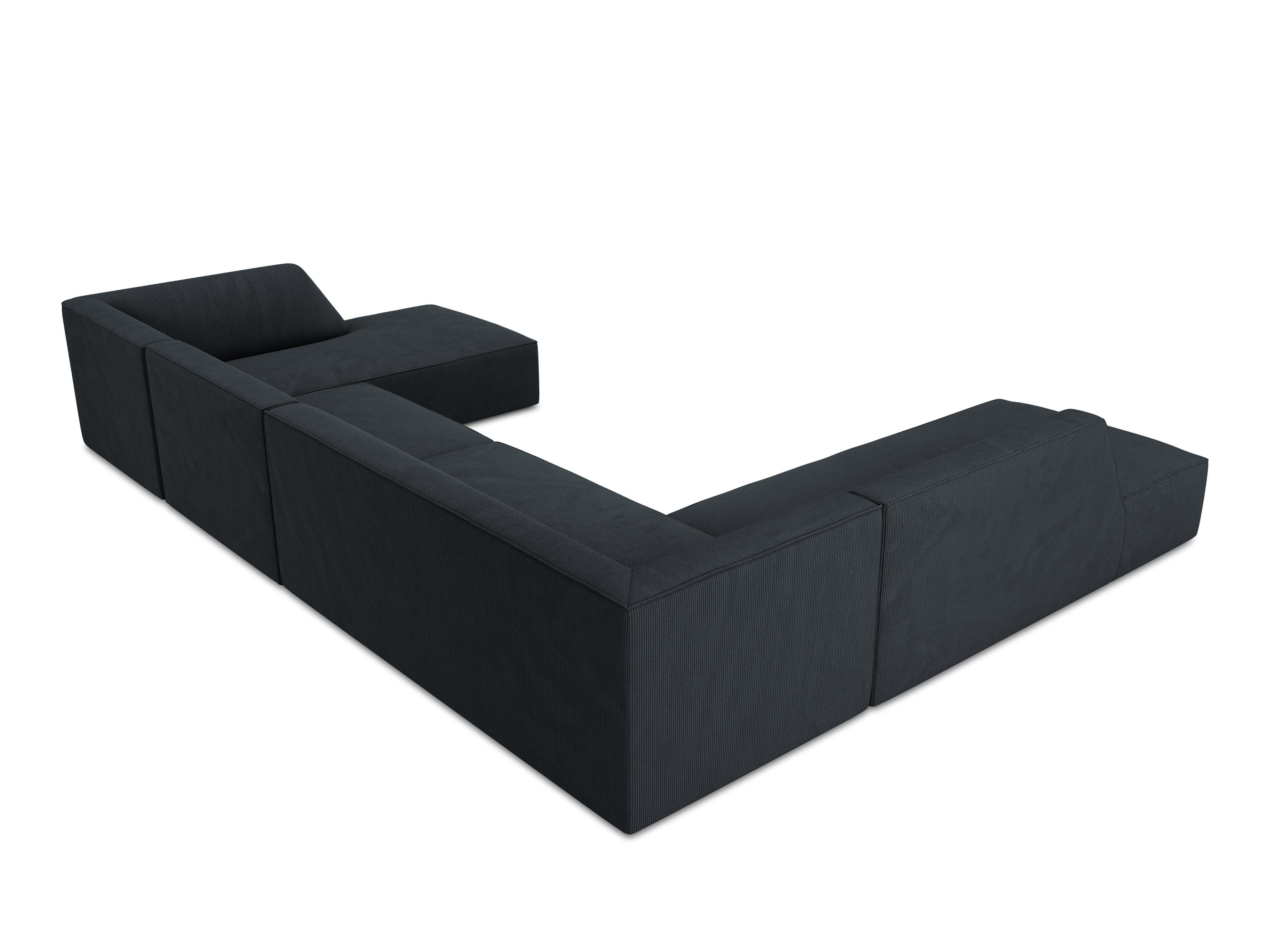 Ecksofa Ruby, 7 Sitze, 366x273cm, Material: Cord