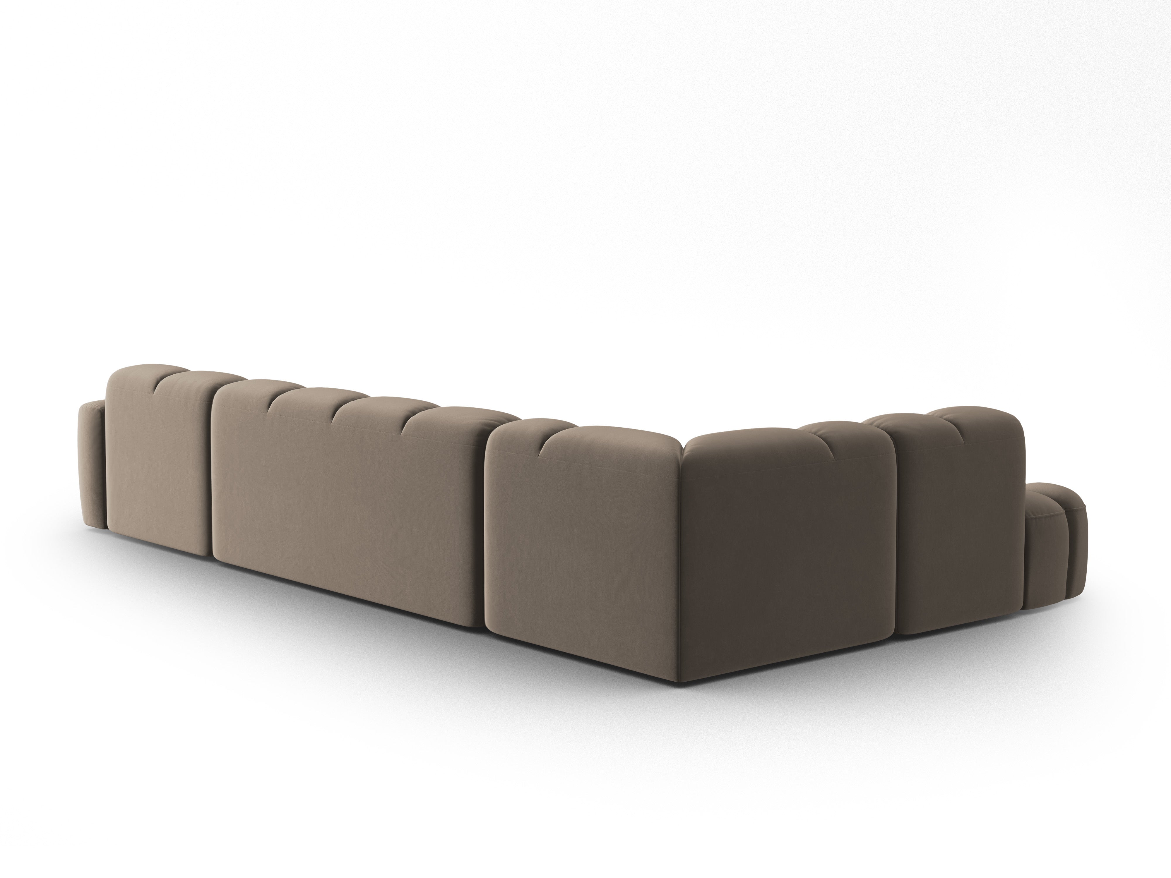 Ecksofa Lisa 387x234cm, Material: Samt
