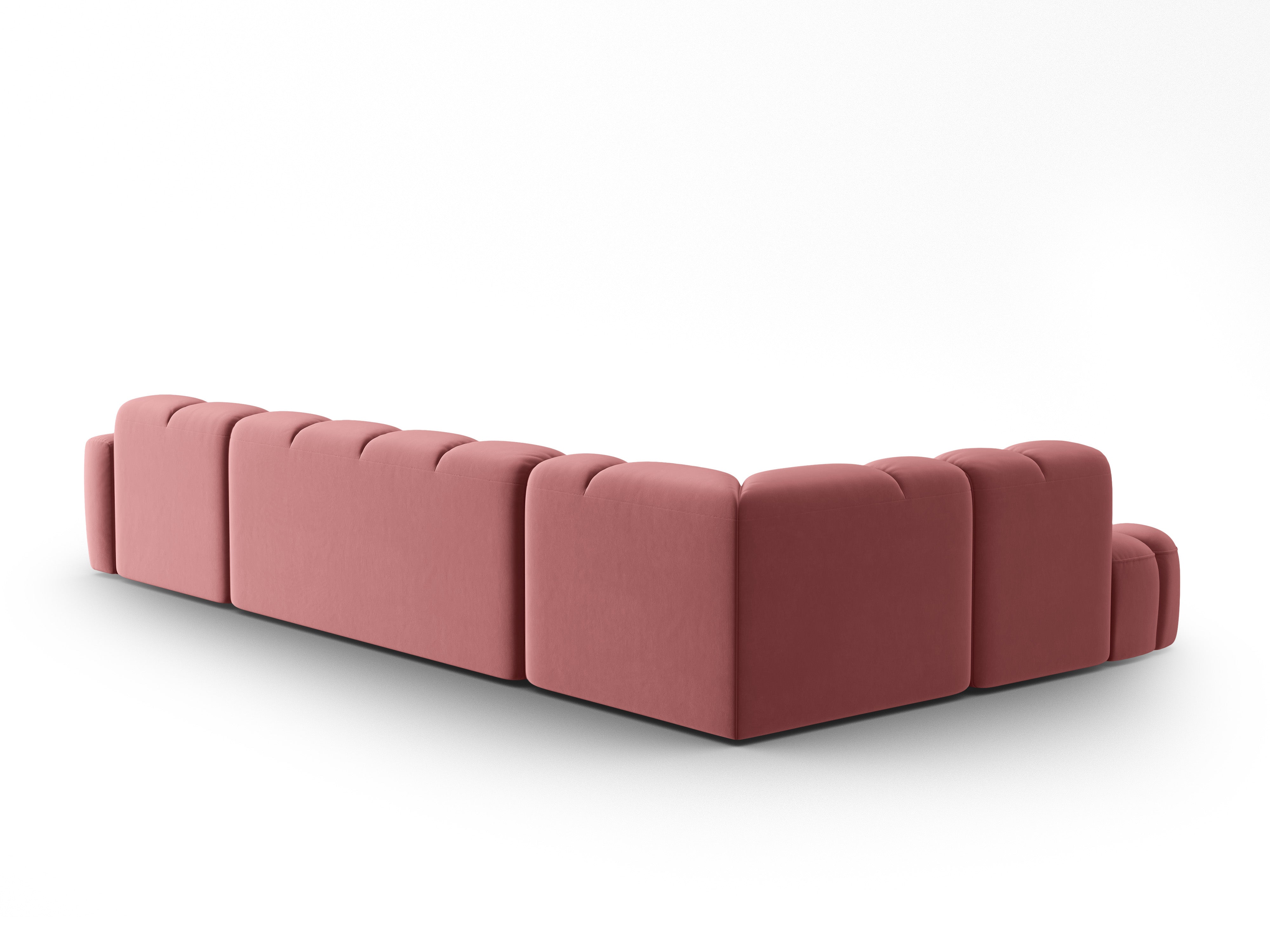 Ecksofa Lisa 387x234cm, Material: Samt