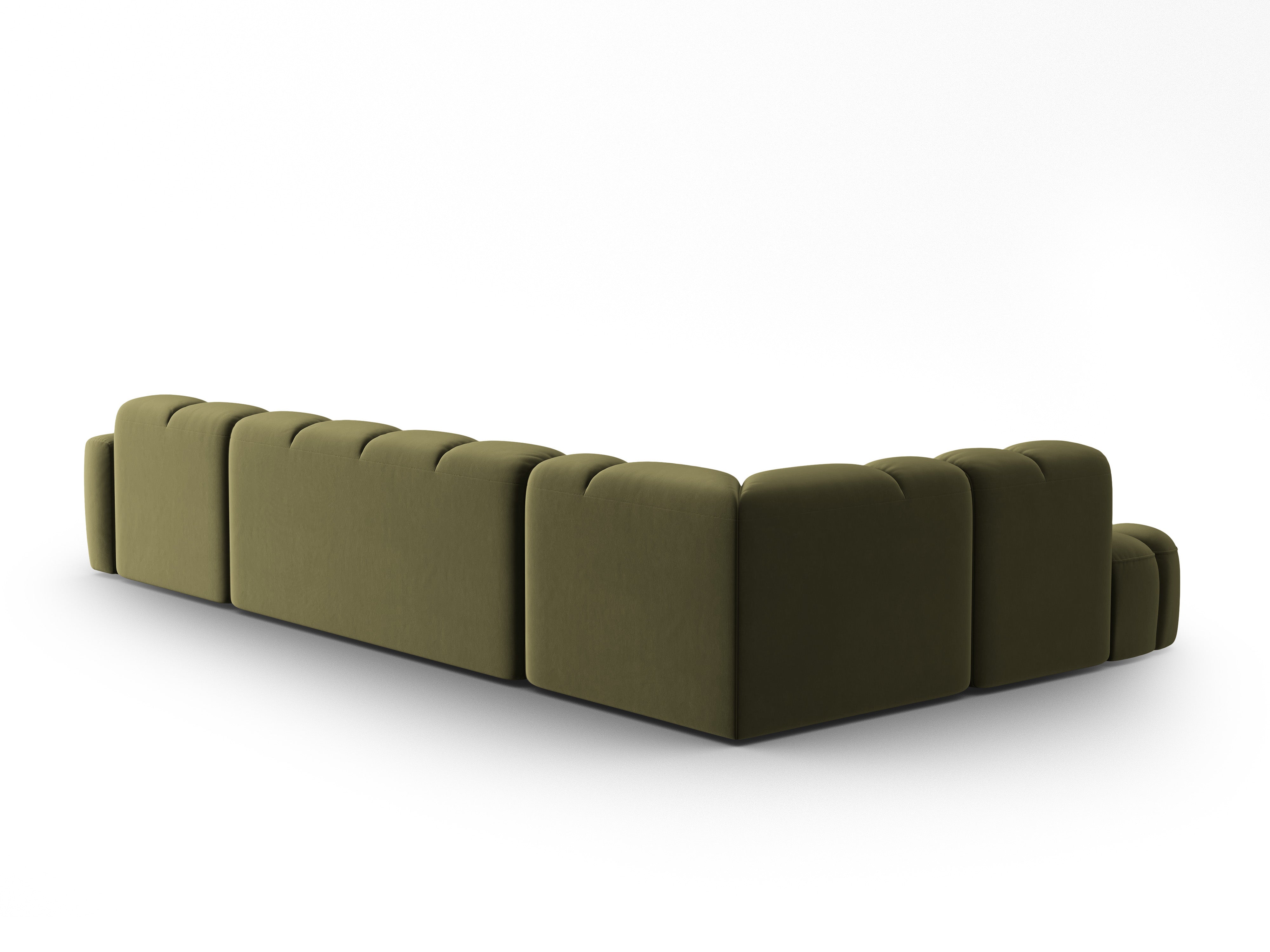 Ecksofa Lisa 387x234cm, Material: Samt