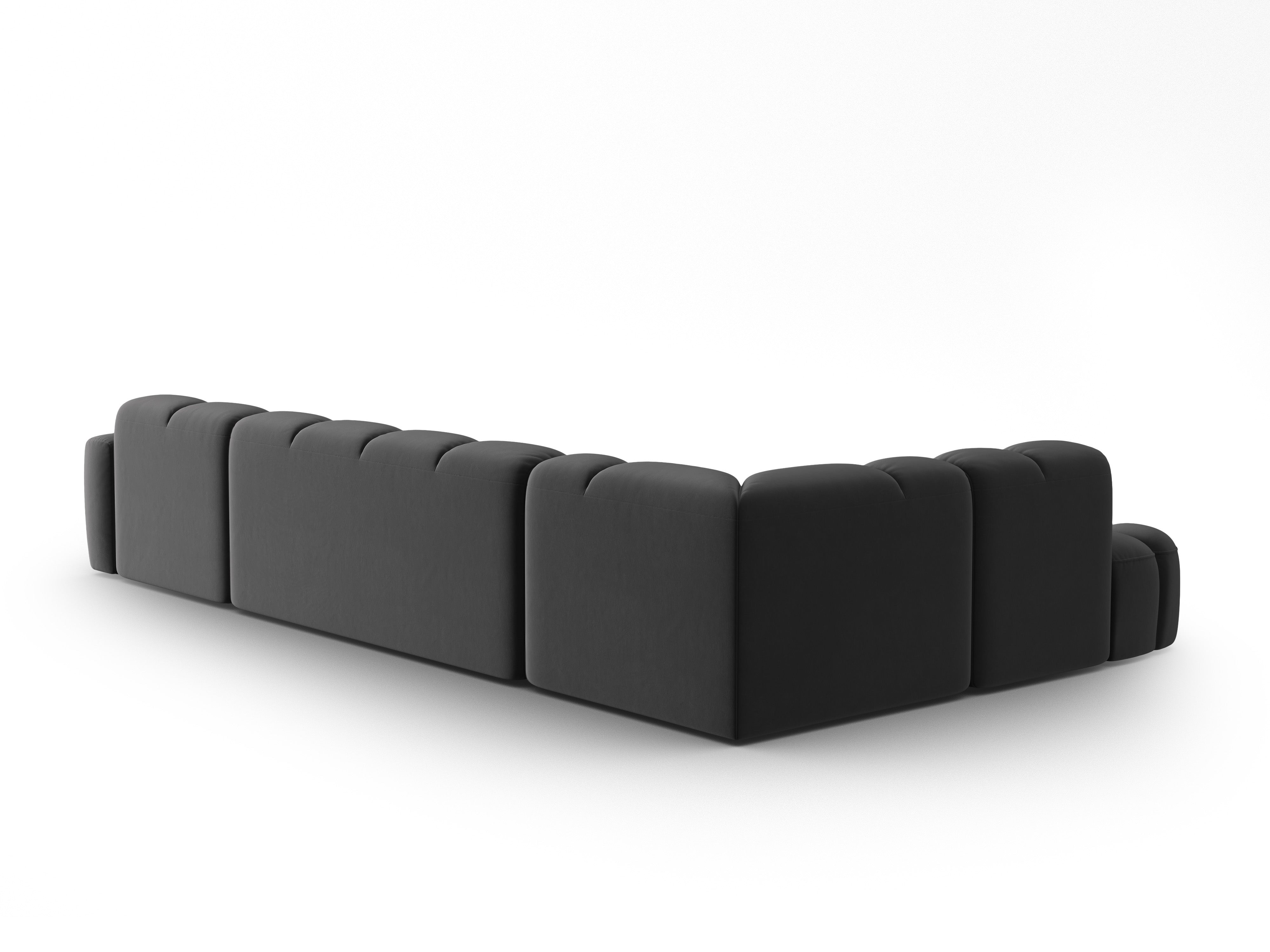 Ecksofa Lisa 387x234cm, Material: Samt