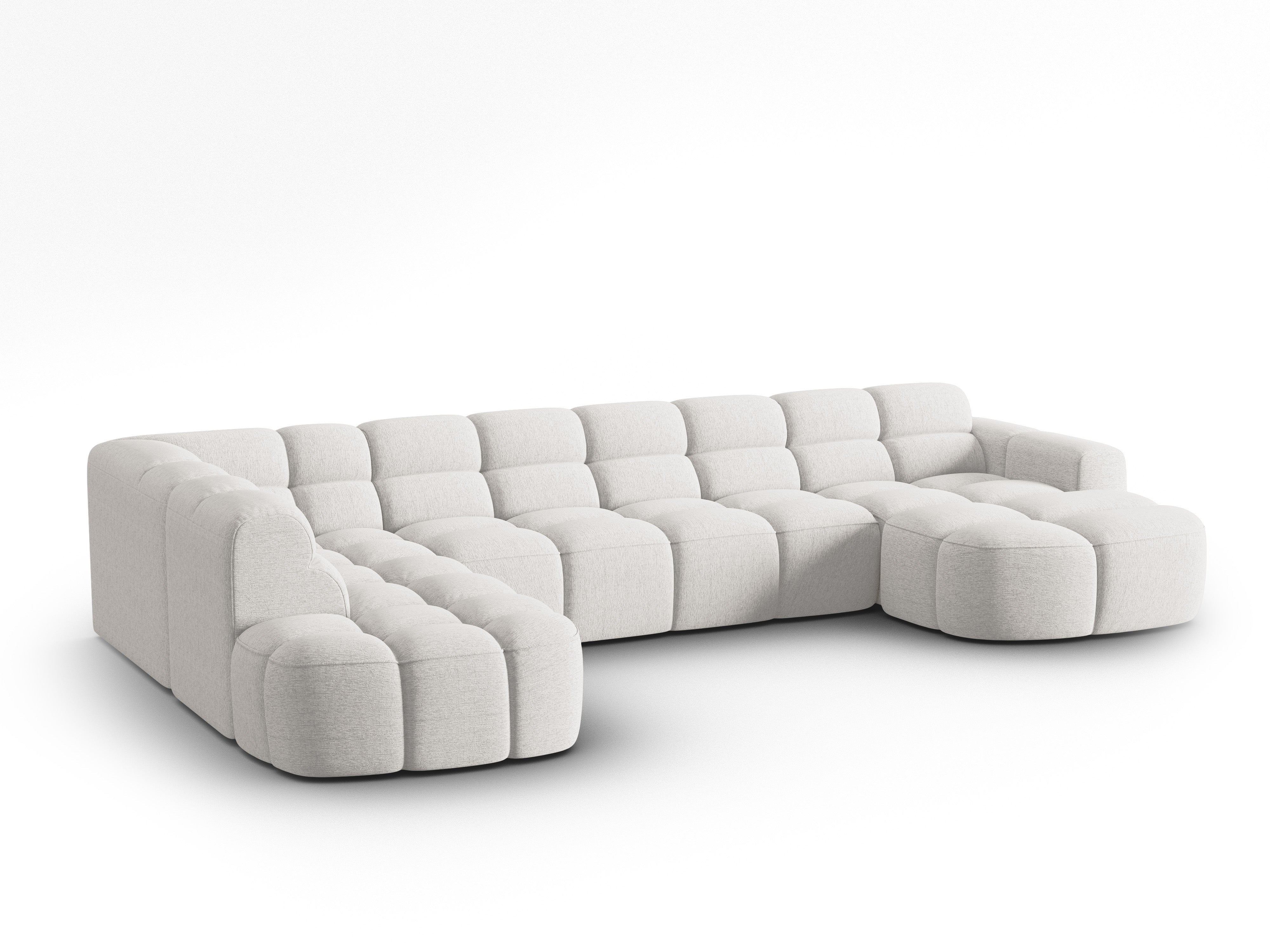 Ecksofa Lisa 387x234cm, Material: Strukturstoff