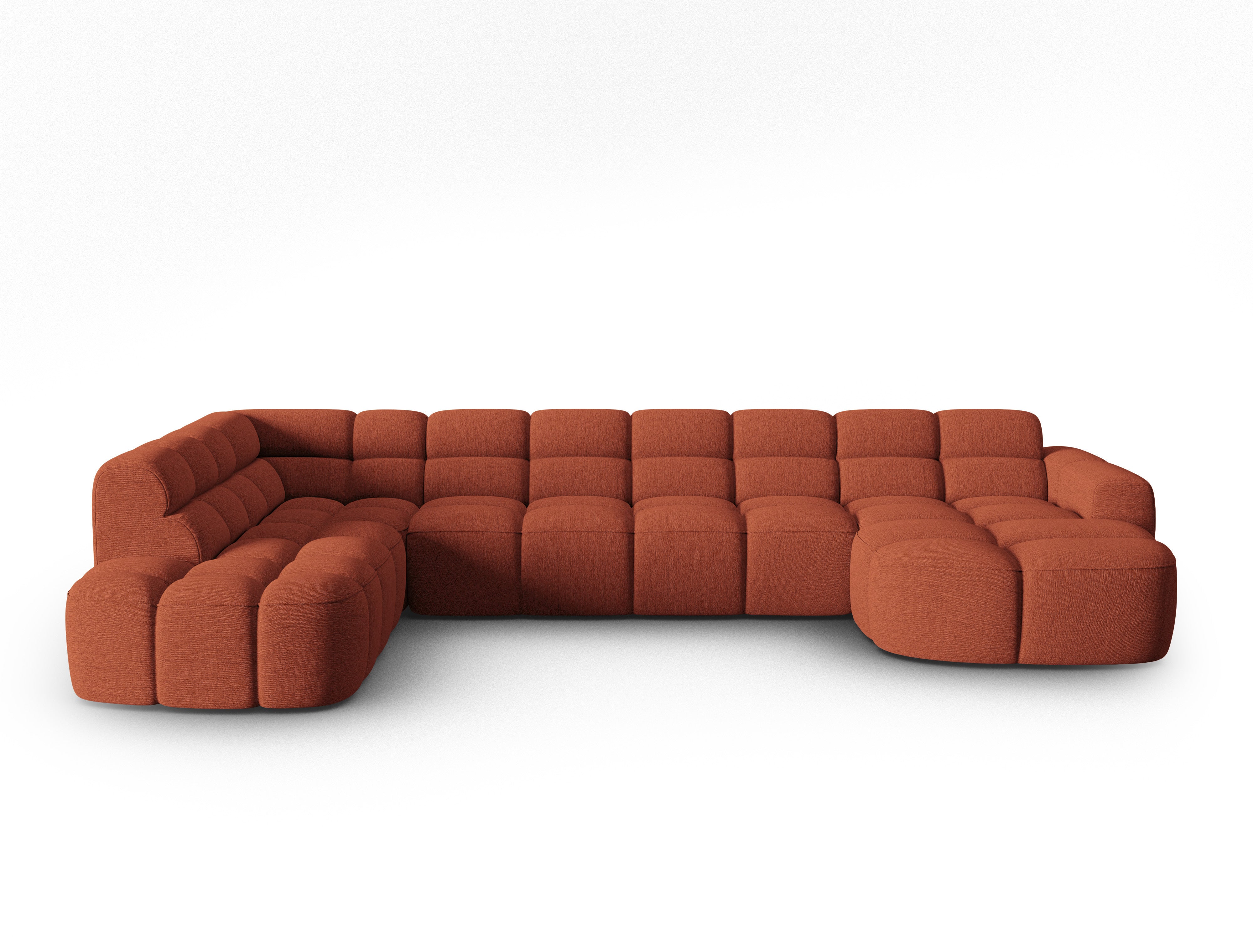 Ecksofa Lisa 387x234cm, Material: Strukturstoff