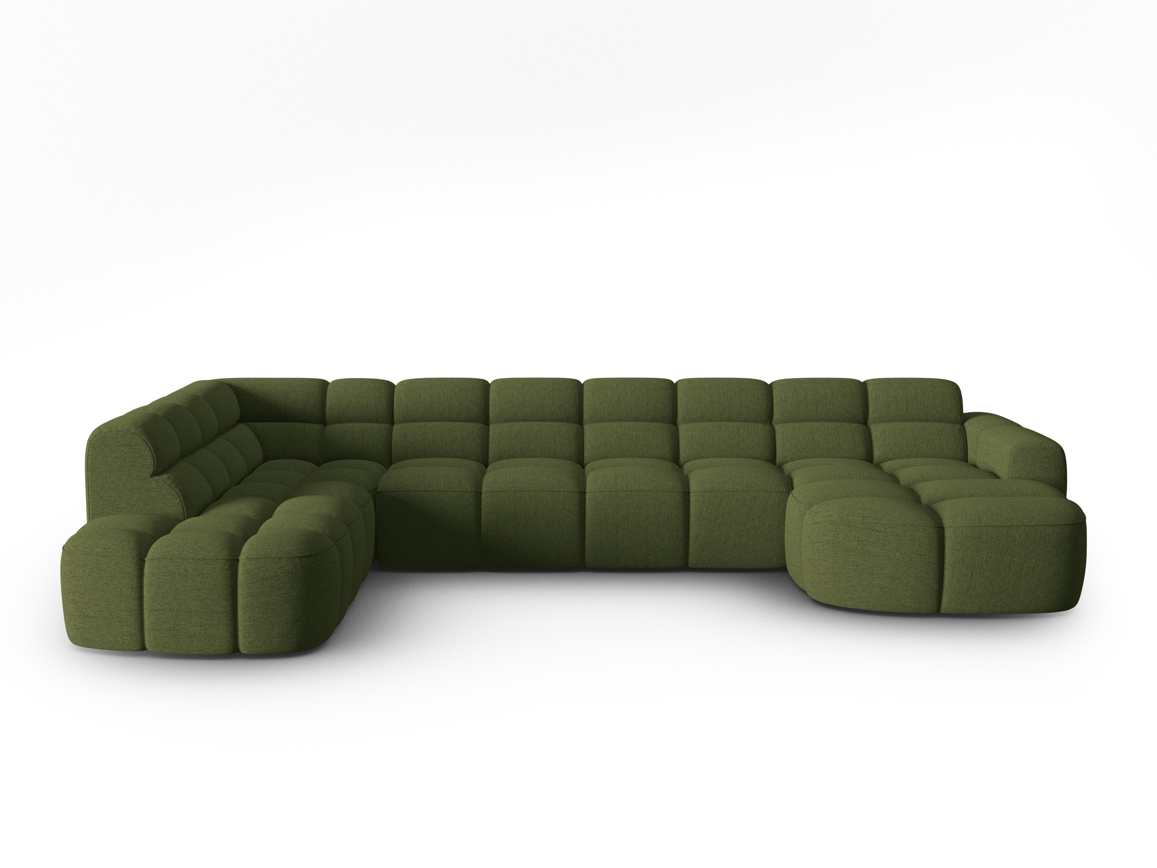Ecksofa Lisa 387x234cm, Material: Strukturstoff