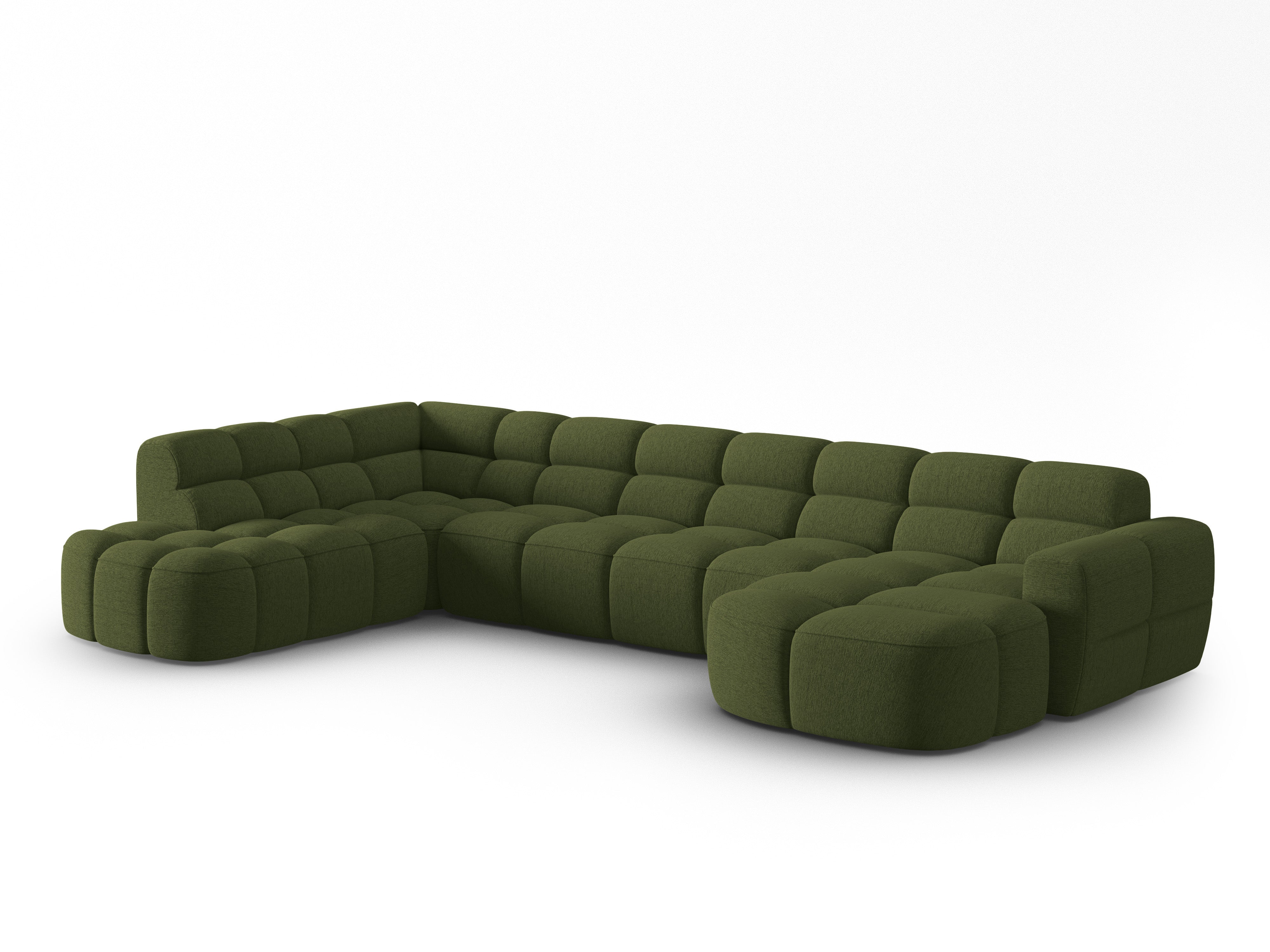 Ecksofa Lisa 387x234cm, Material: Strukturstoff