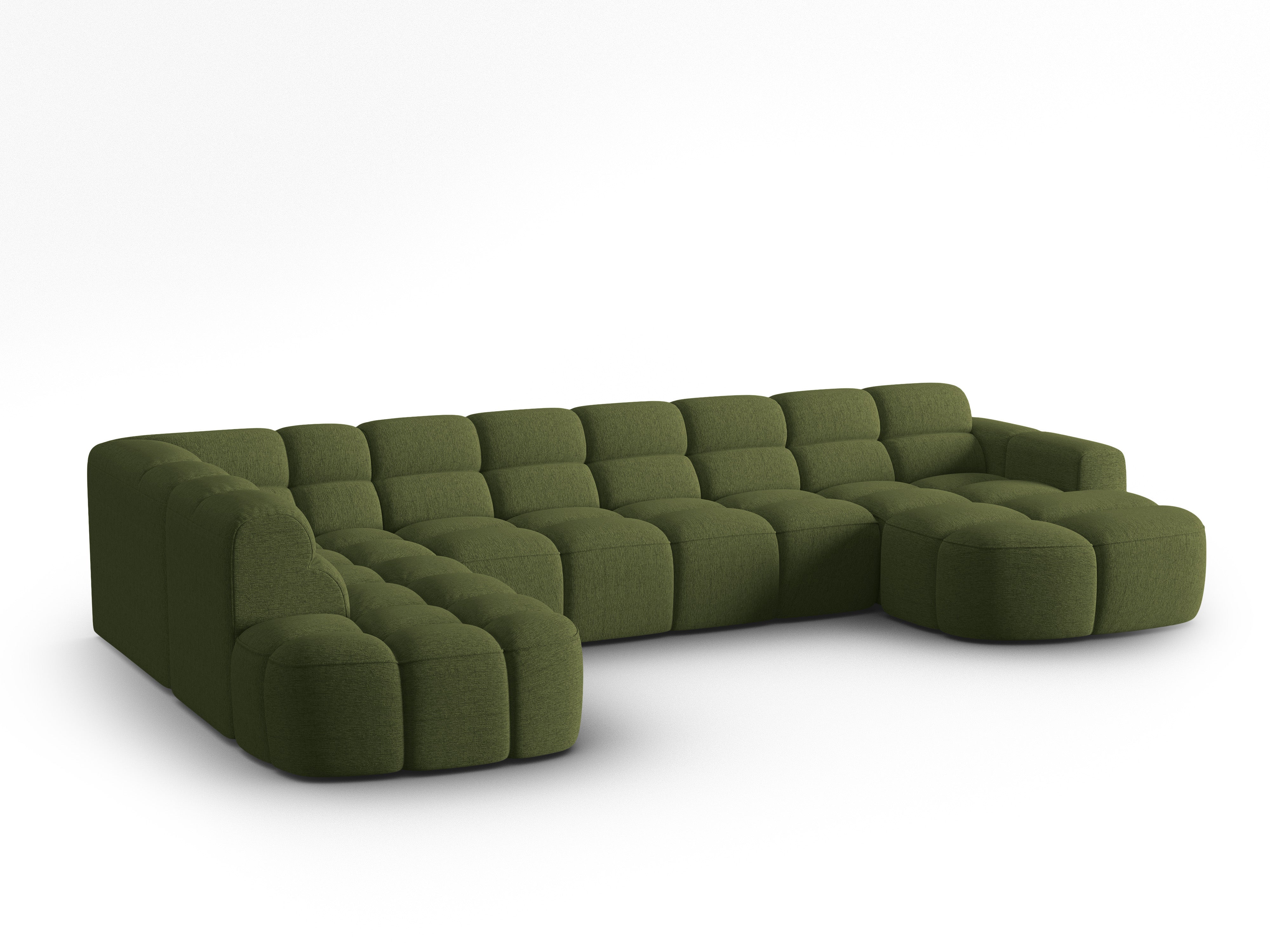 Ecksofa Lisa 387x234cm, Material: Strukturstoff