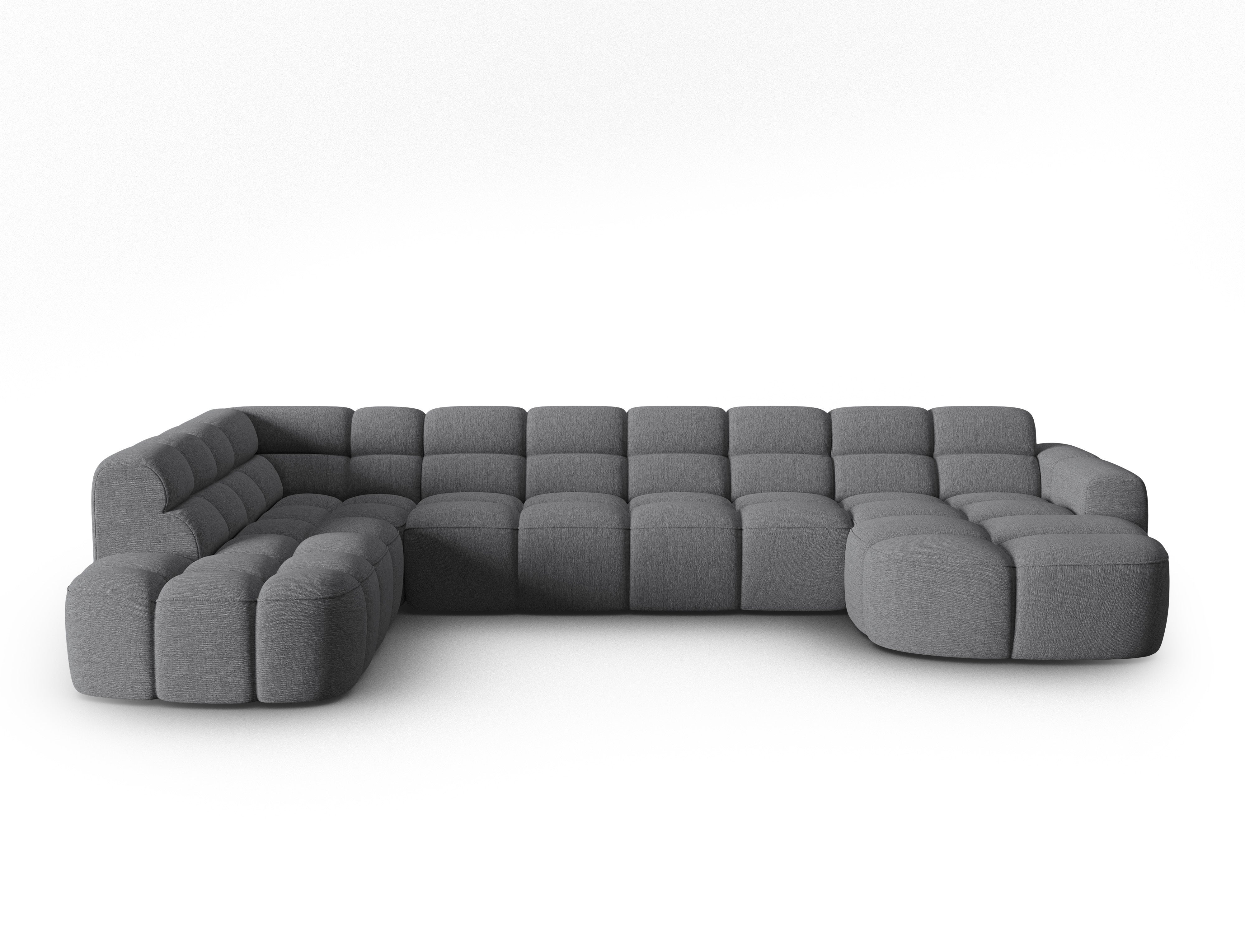 Ecksofa Lisa 387x234cm, Material: Strukturstoff