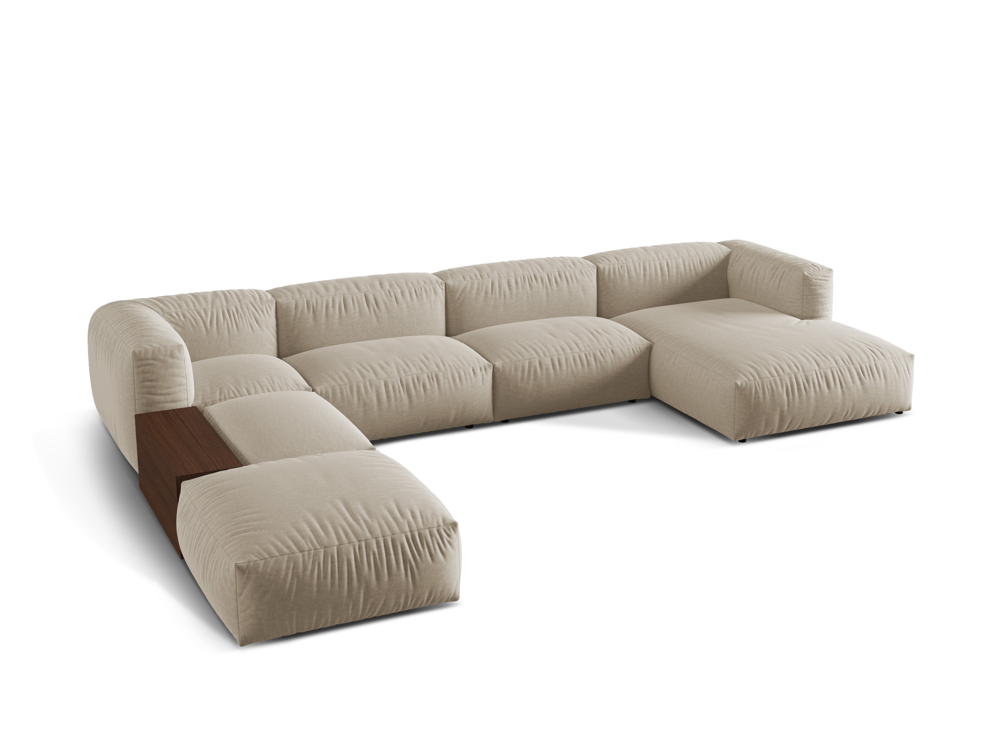 Sofa Martina, 406x280cm, Material: Strukturstoff