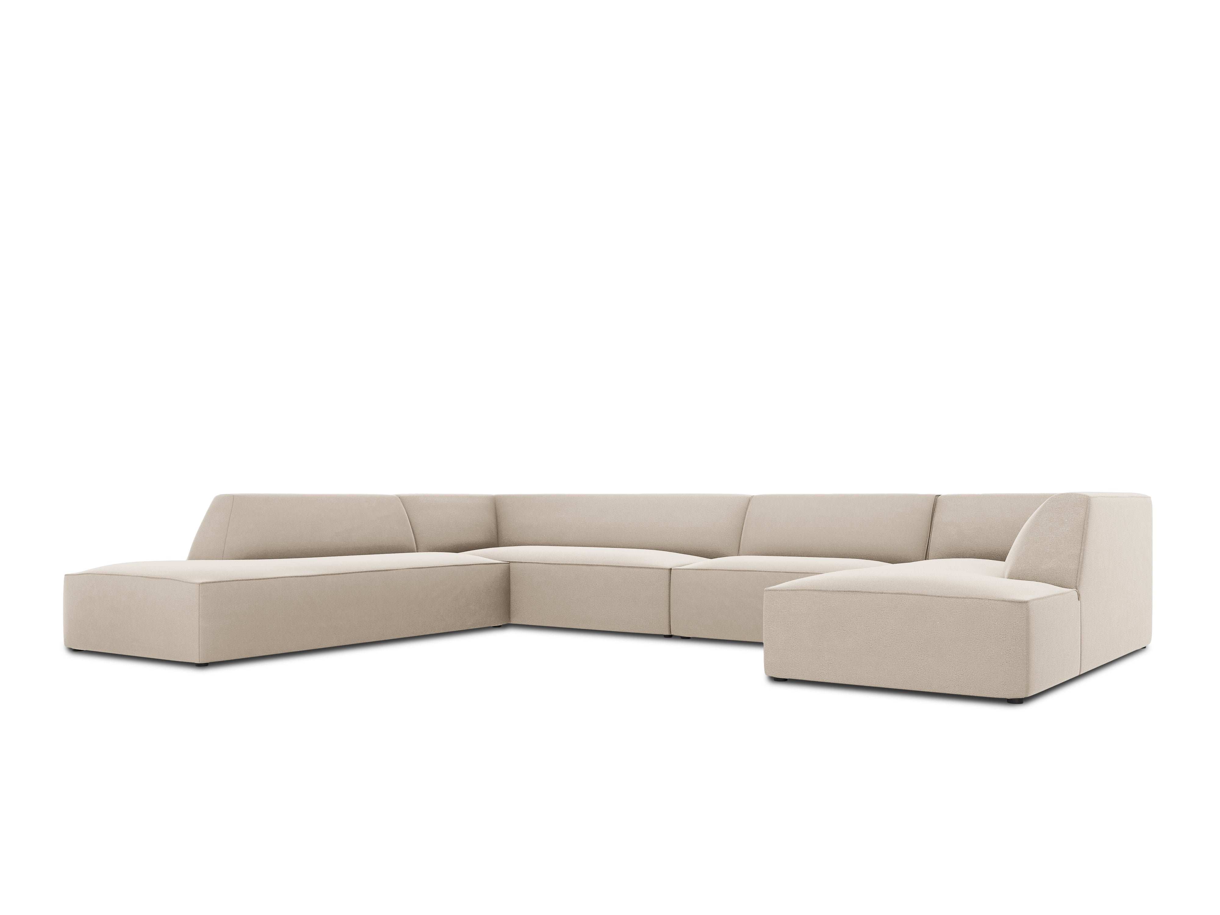 Ecksofa Ruby, 7 Sitze, 366x273cm, Material: Samt