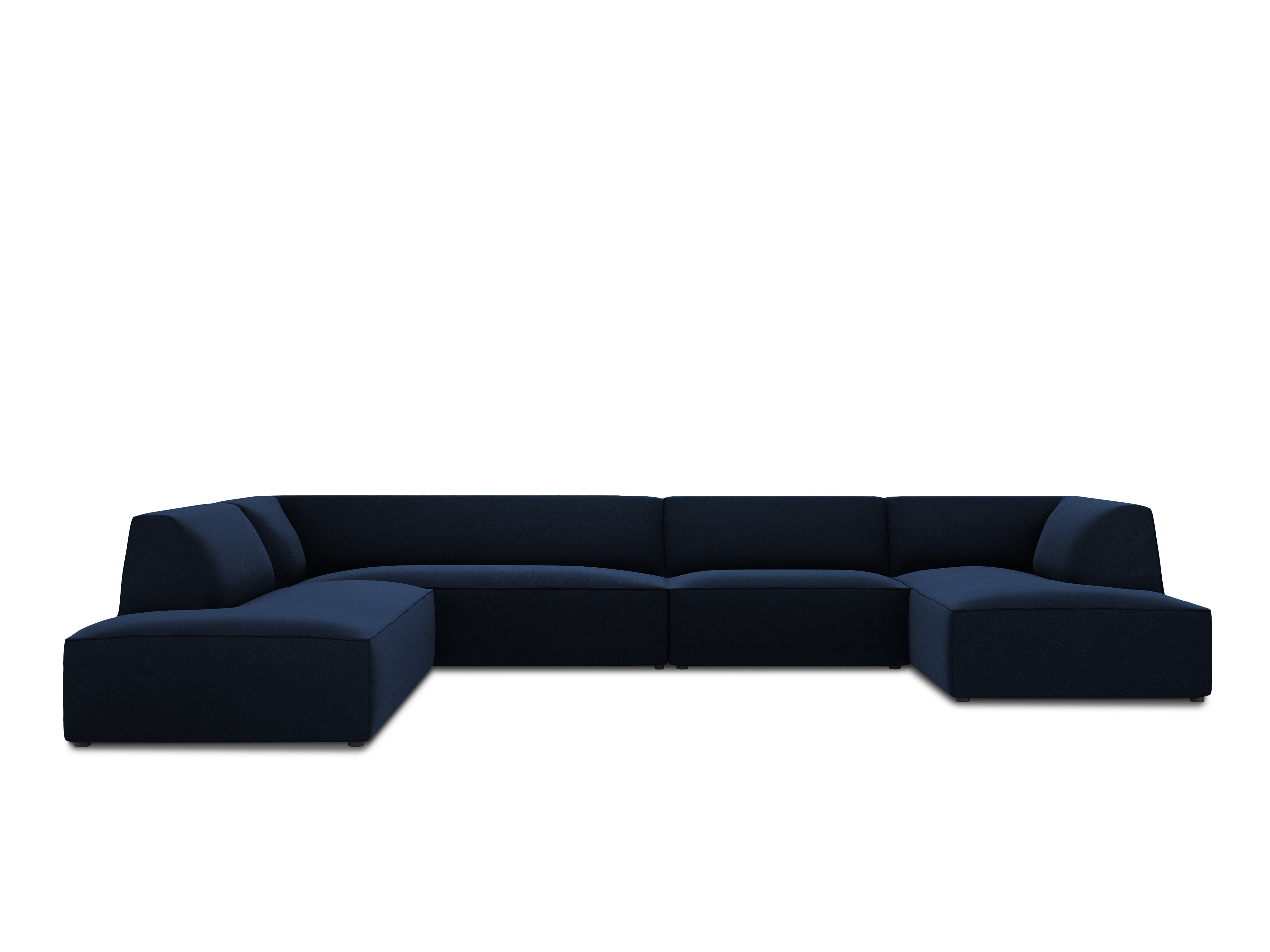 Ecksofa Ruby, 7 Sitze, 366x273cm, Material: Samt