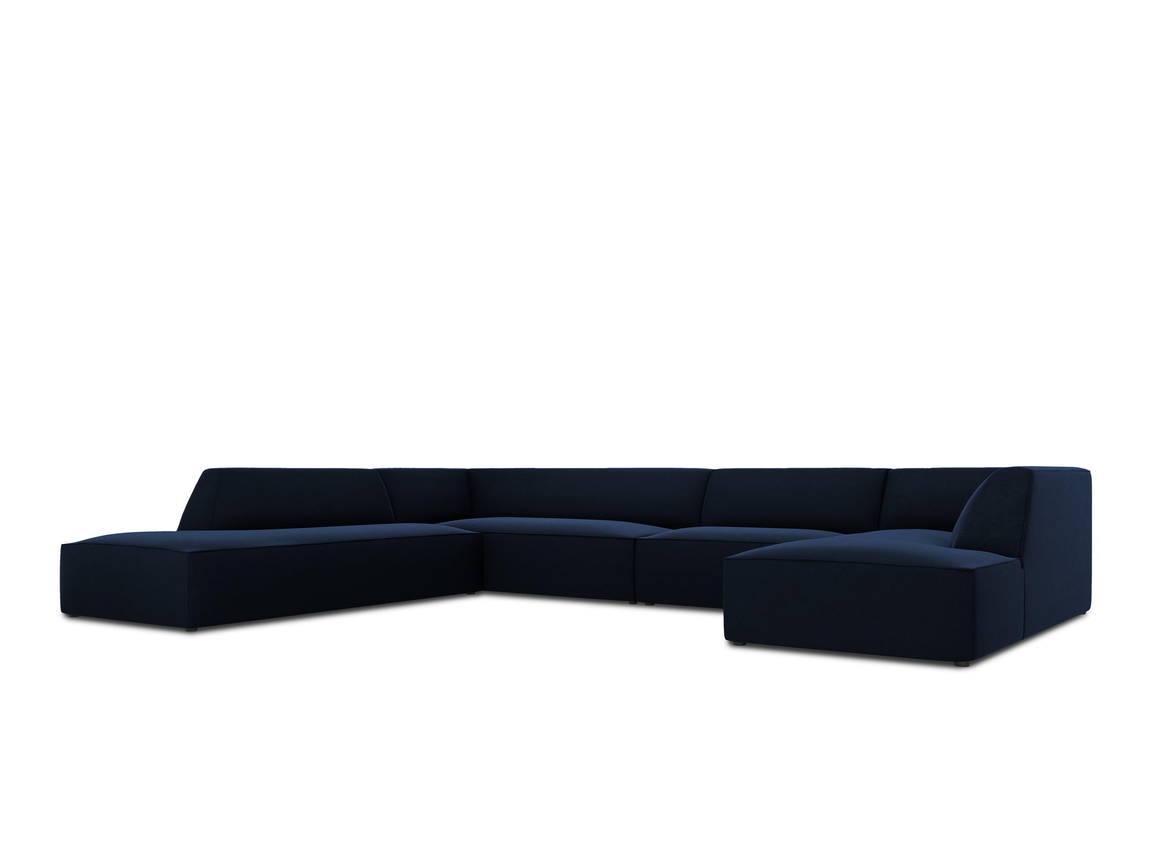Ecksofa Ruby, 7 Sitze, 366x273cm, Material: Samt