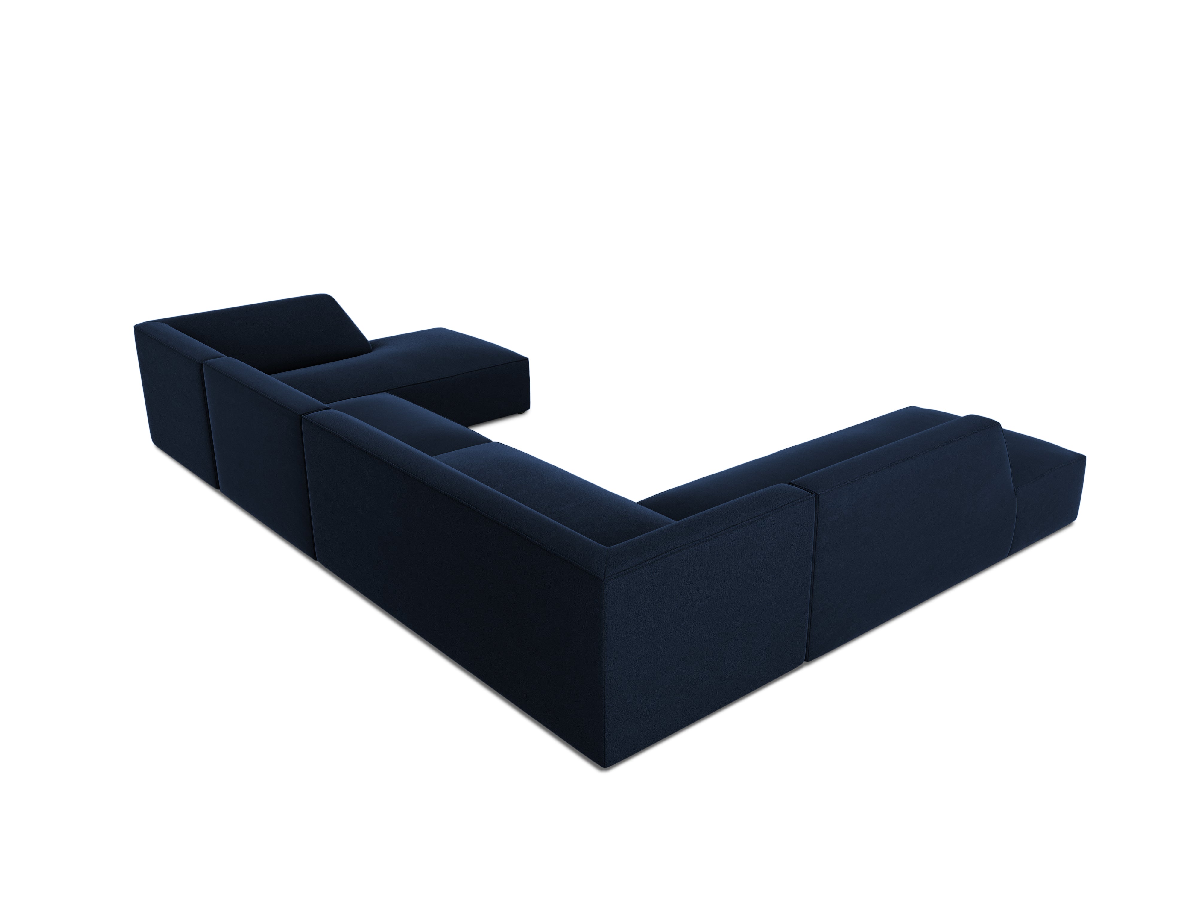 Ecksofa Ruby, 7 Sitze, 366x273cm, Material: Samt