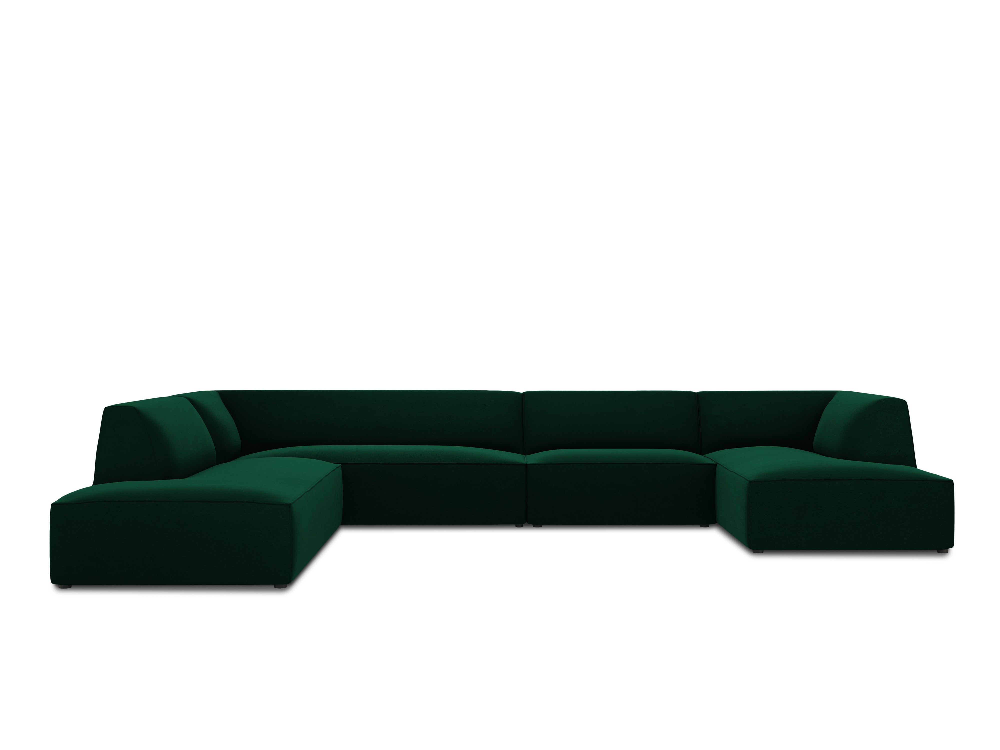 Ecksofa Ruby, 7 Sitze, 366x273cm, Material: Samt