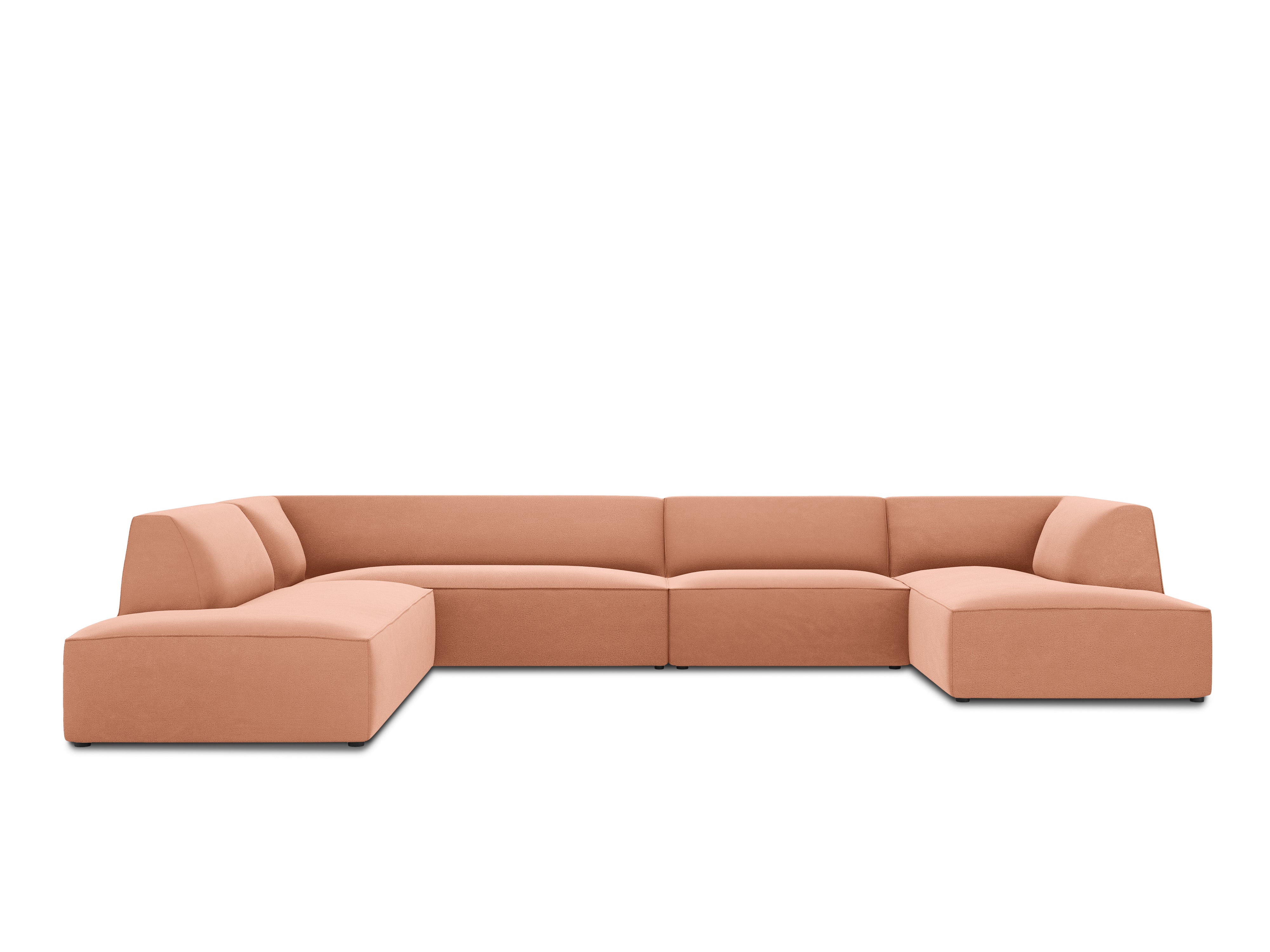 Ecksofa Ruby, 7 Sitze, 366x273cm, Material: Samt